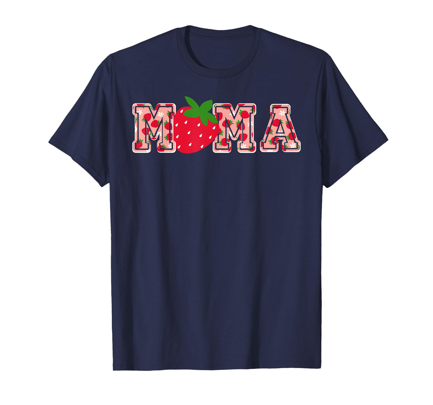 Mama Strawberry First Birthday Berry Mom Funny Strawberry T-Shirt