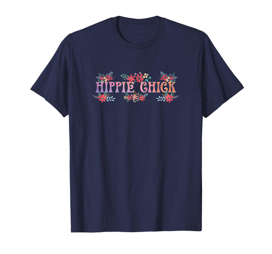 Womens Hippie Chick ~ 60s Inspired Shirt for Groovy People T-Shirt
