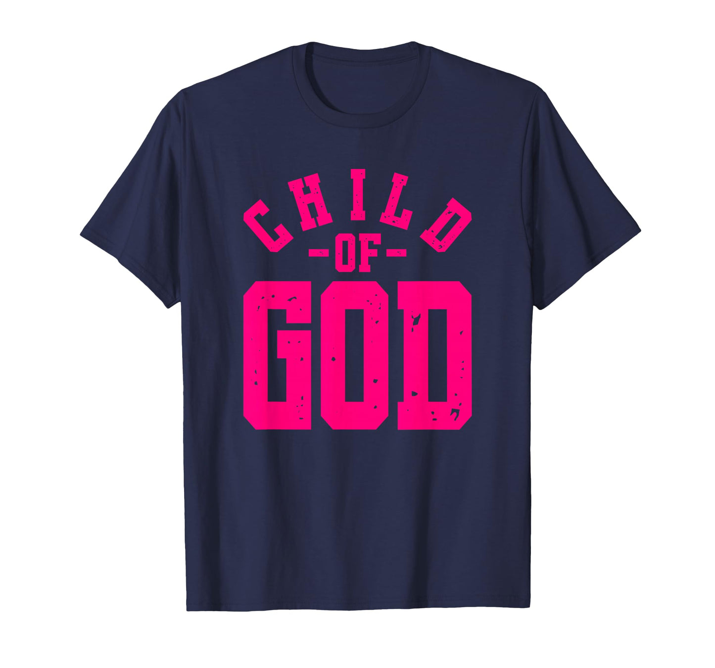 Child Of God - Christian Faith Inspirational - Pink Graphic T-Shirt
