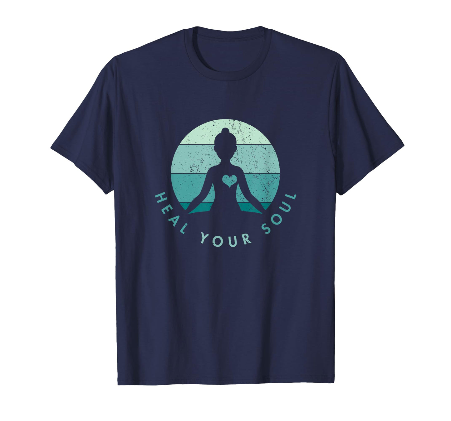 Yoga Meditation - Heal Your Soul Peace T-Shirt