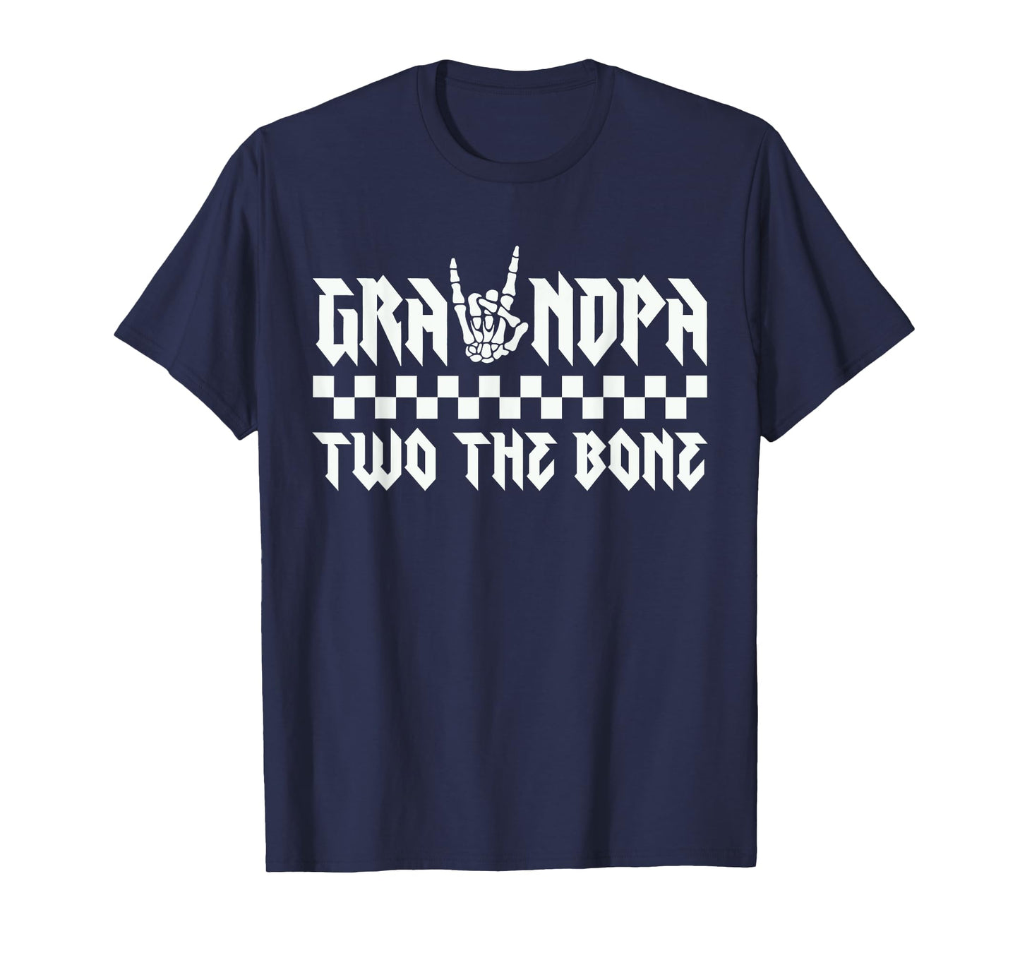Grandpa Of The Bad Two the Bone Birthday 2 Years Old T-Shirt