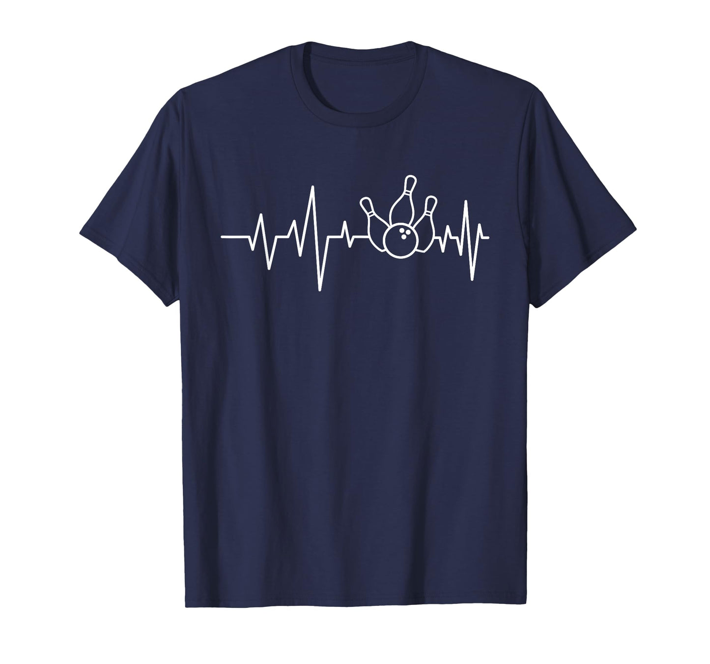 Bowling Heartbeat - Bowling Bowler T-Shirt