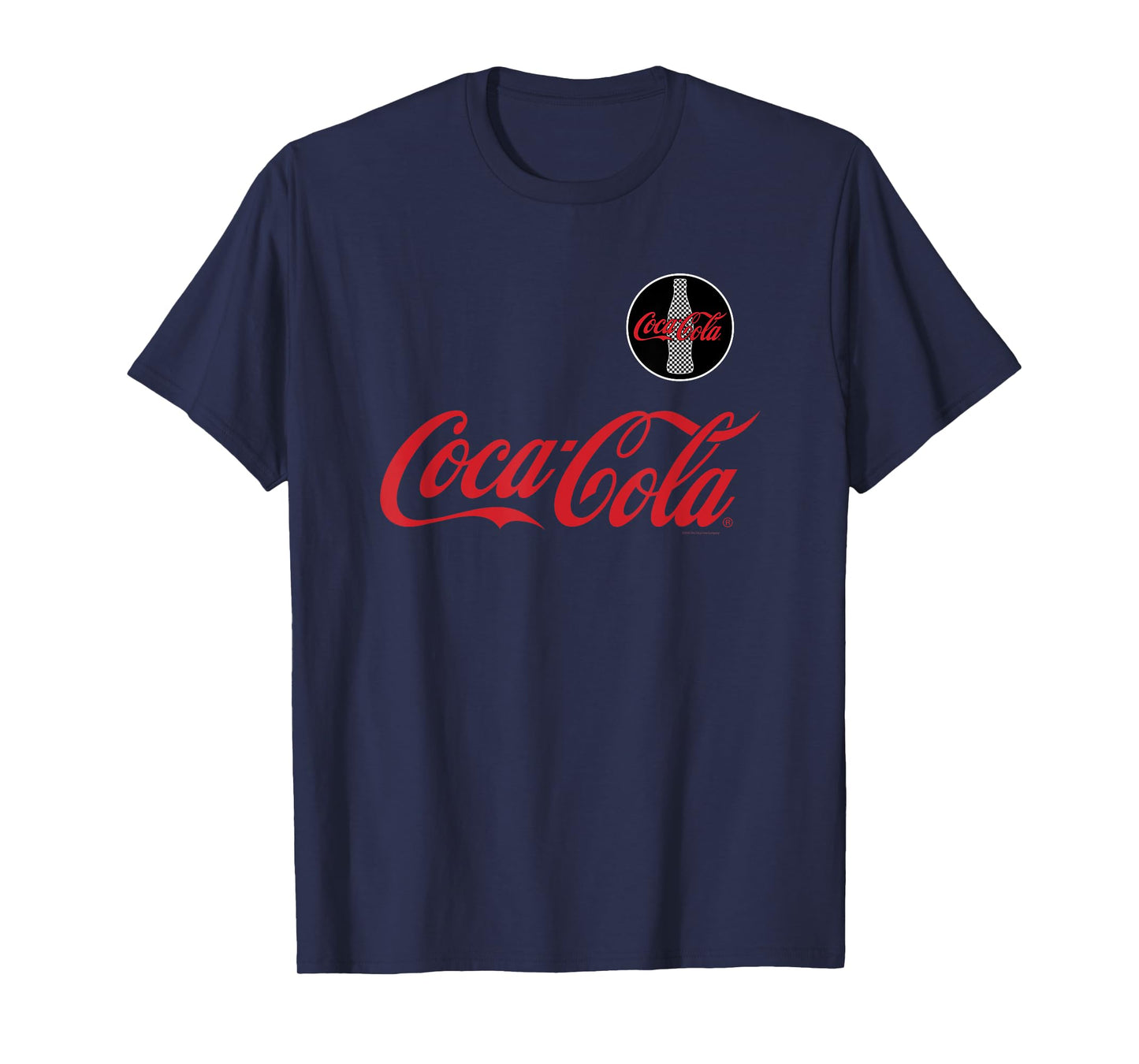 Coca-Cola Vintage Checkerboard Faux Patch T-Shirt