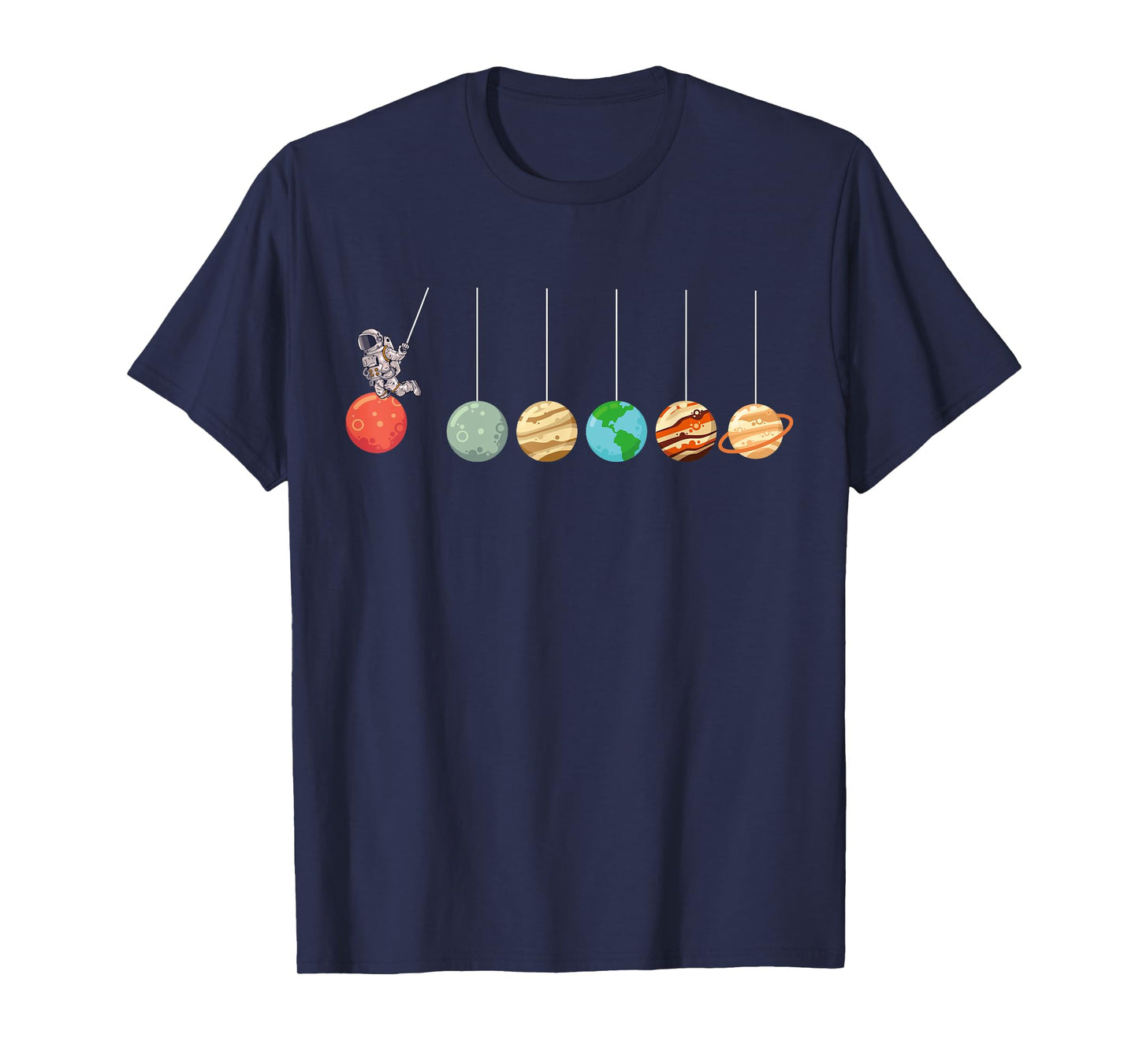 Solar System Cradle Funny Astrophysicist Space Enthusiasts T-Shirt