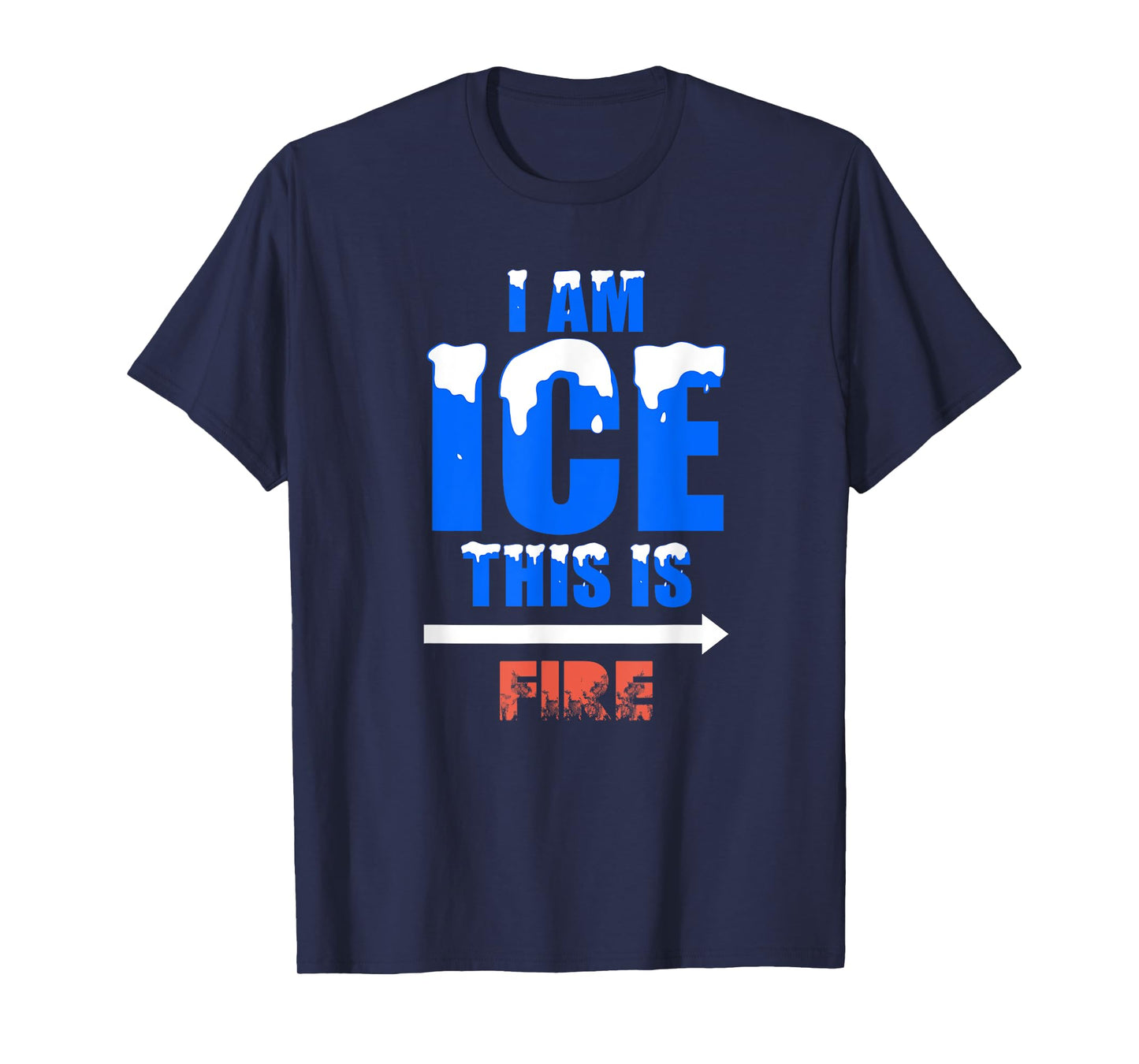 Funny Ice and Fire Costume Halloween Family Matching Women T-Shirt