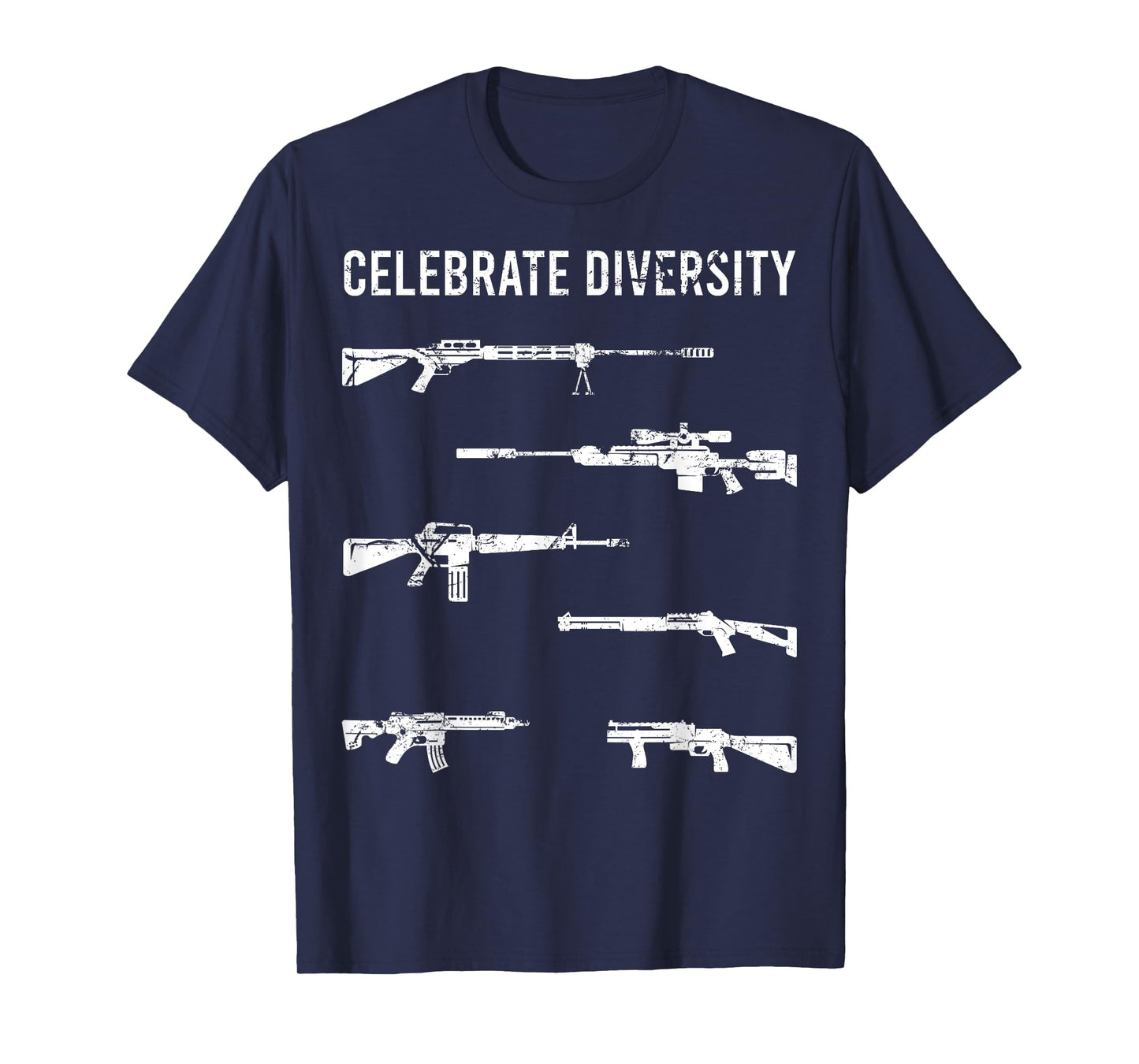 Celebrate Diversity Gun Owner Funny Gun Enthusiast T-Shirt