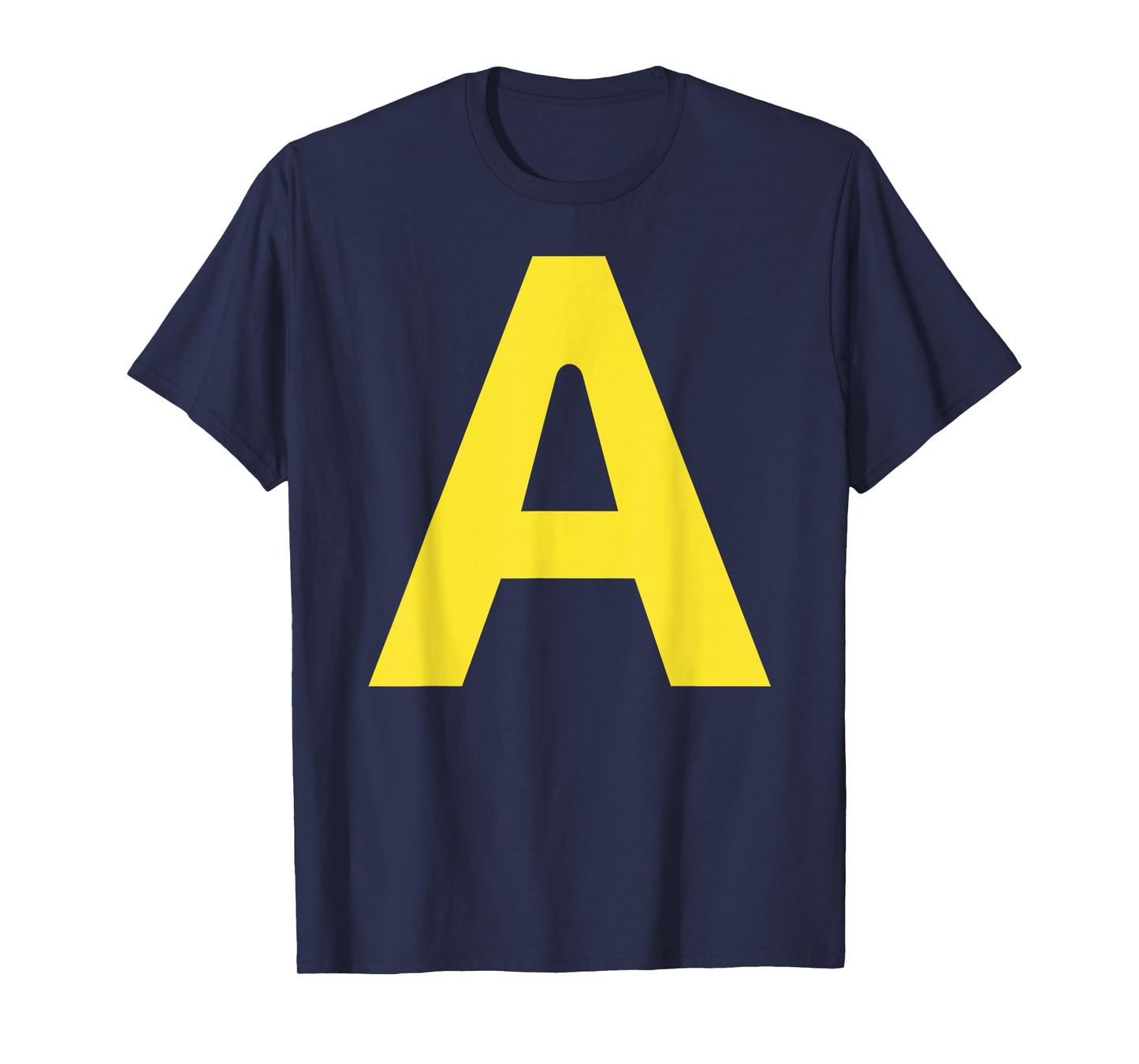 Halloween Letter A Alphabet Matching Costume Men Women Kids T-Shirt