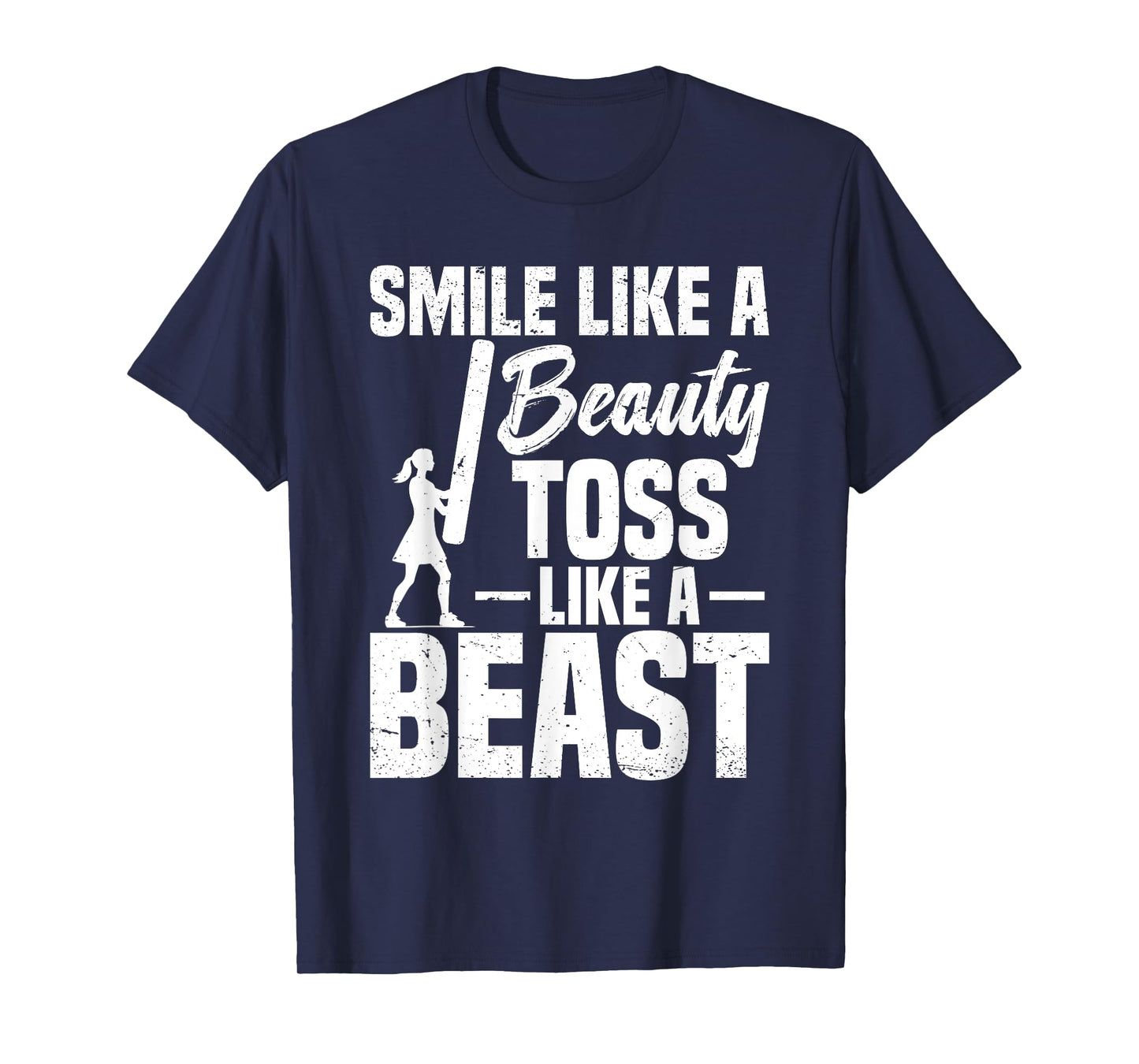 Highlander Toss like a Beast Highland Games Women Caber Toss T-Shirt