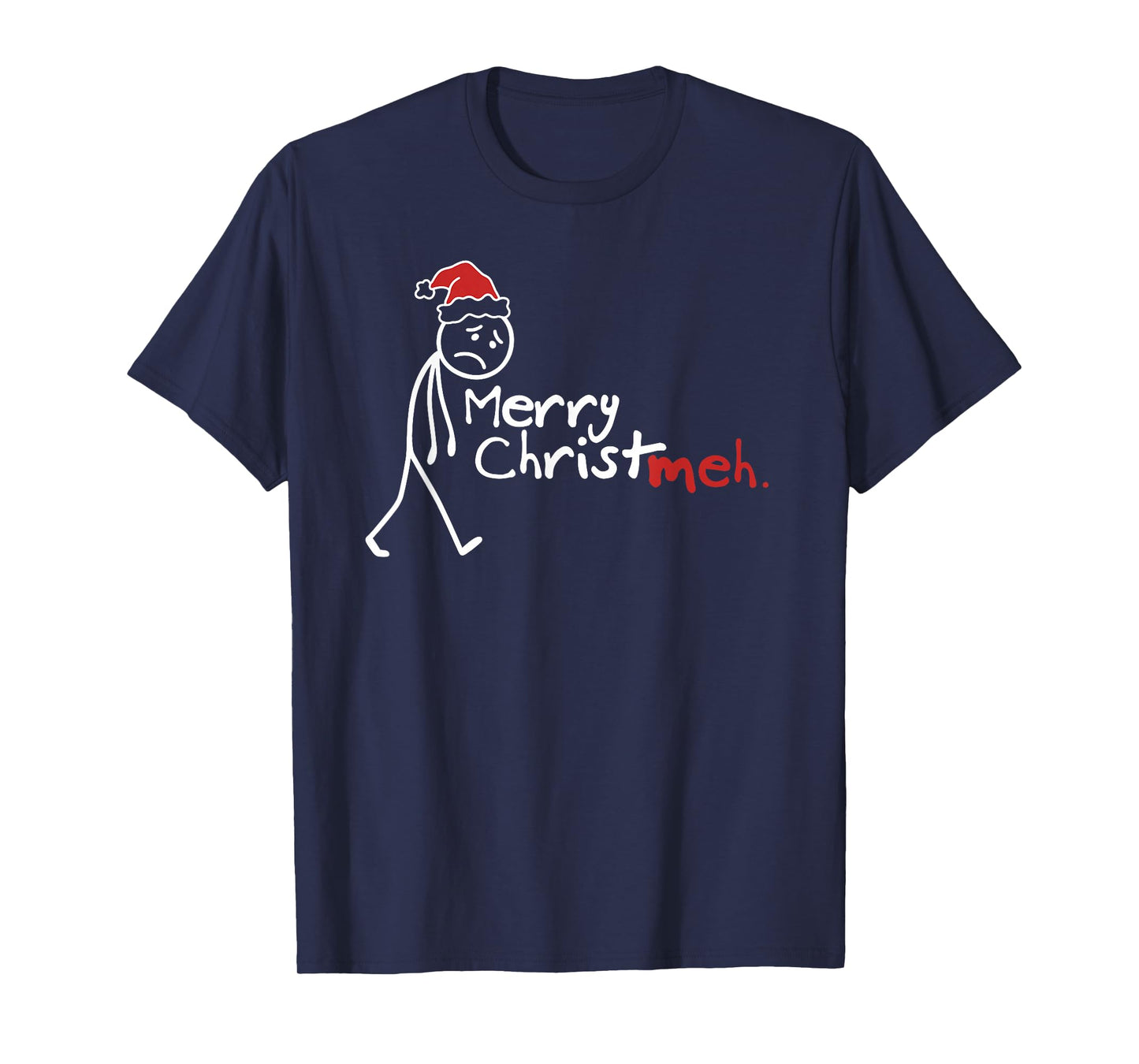 Merry Christ-Meh Funny Christmas Introvert T-Shirt