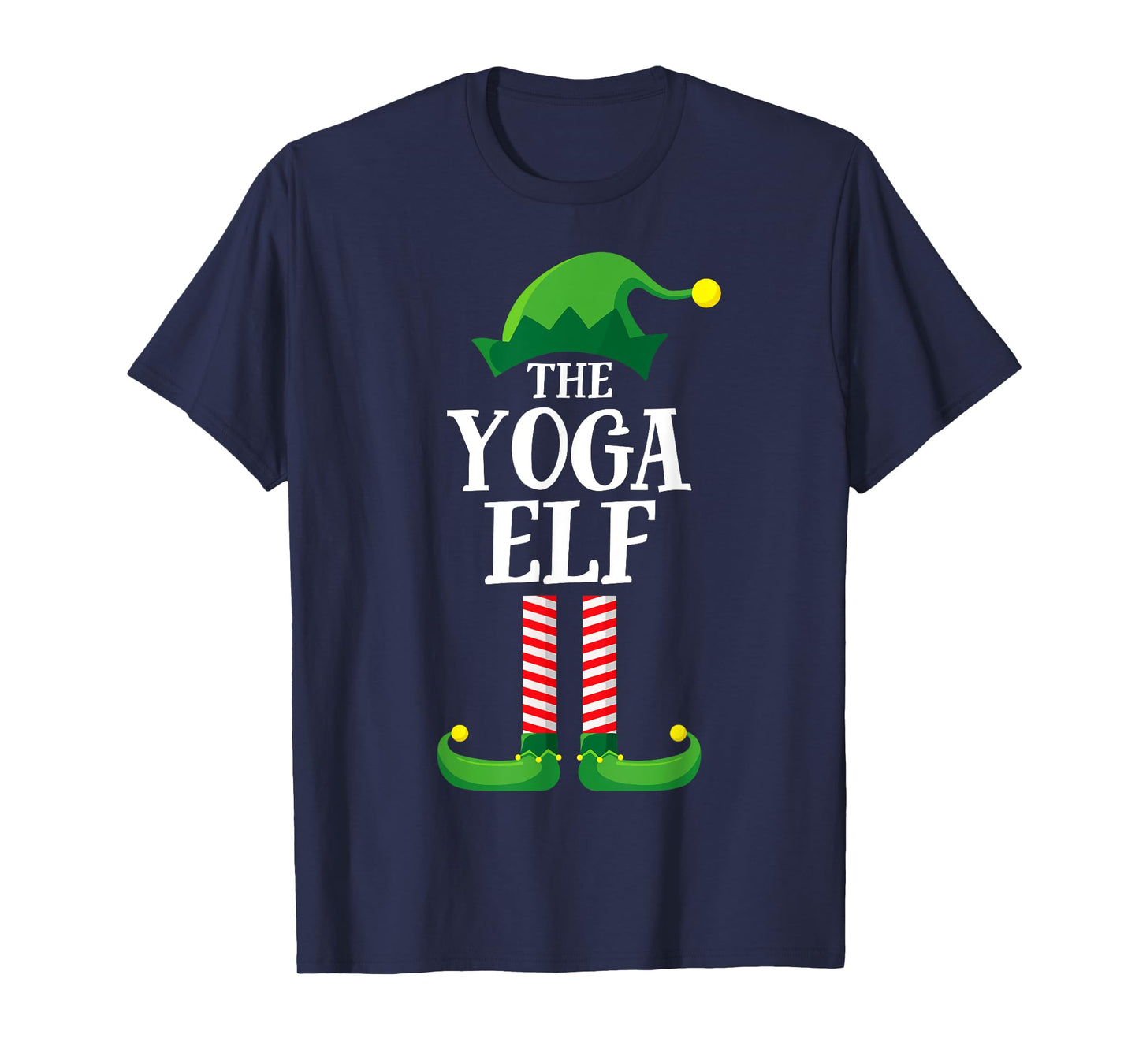 Yoga Elf Matching Family Group Christmas Party T-Shirt