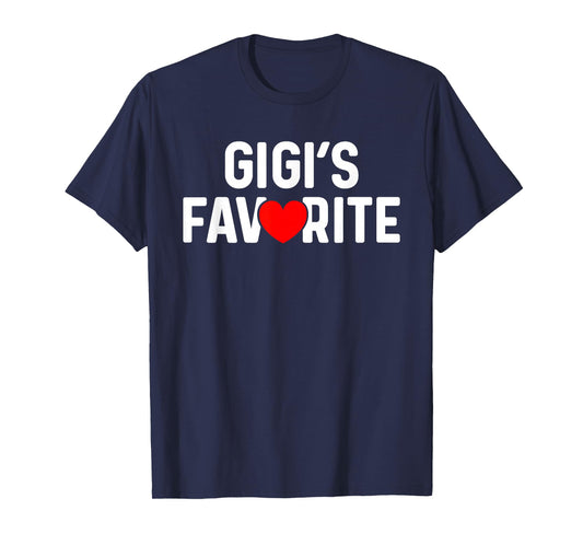 I'm Gigi's Favorite Baby Grandchild Grandson Granddaughter T-Shirt