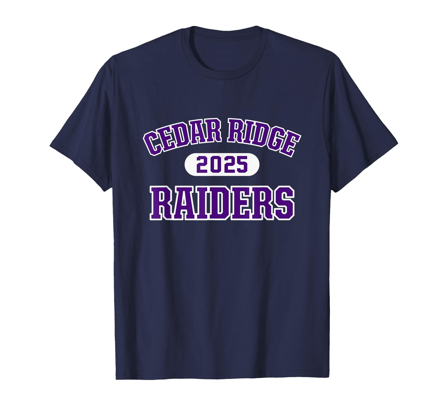 Cedar Ridge Raiders High School Arch 2025 T-Shirt