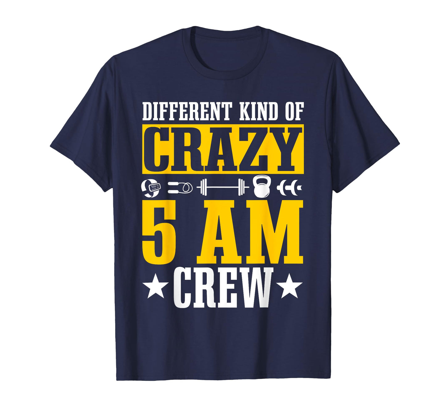 Workout Squad 5AM Crew Funny Gym Quote T-Shirt