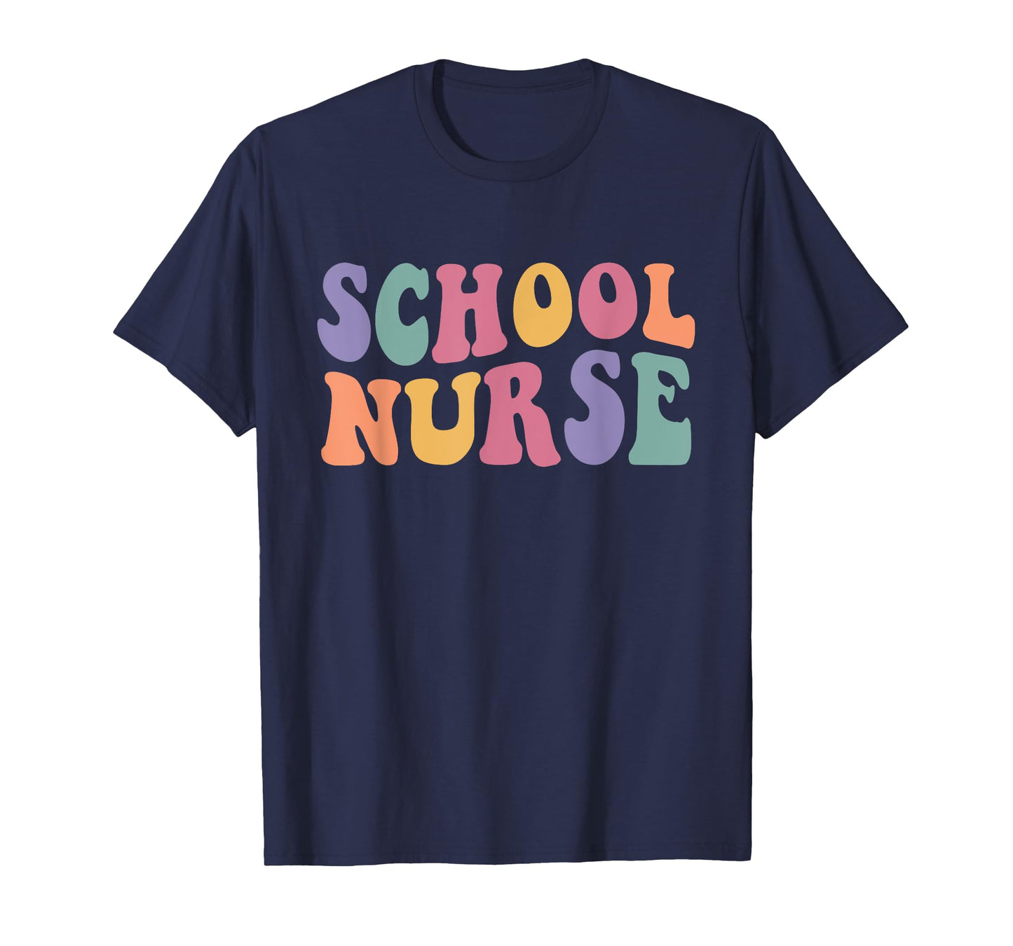 School Nurse Groovy Nursing Student Back to School Women T-Shirt