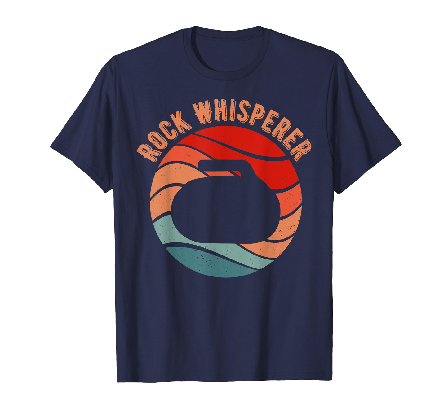Rock Whisperer Retro Curling Vintage Curler Gifts Man Woman T-Shirt