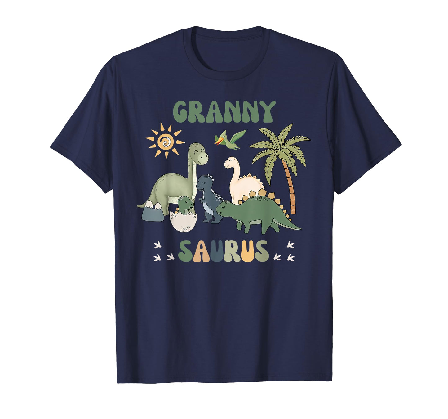 Grannysaurus T Rex Dinosaur Granny Saurus Family Matching T-Shirt