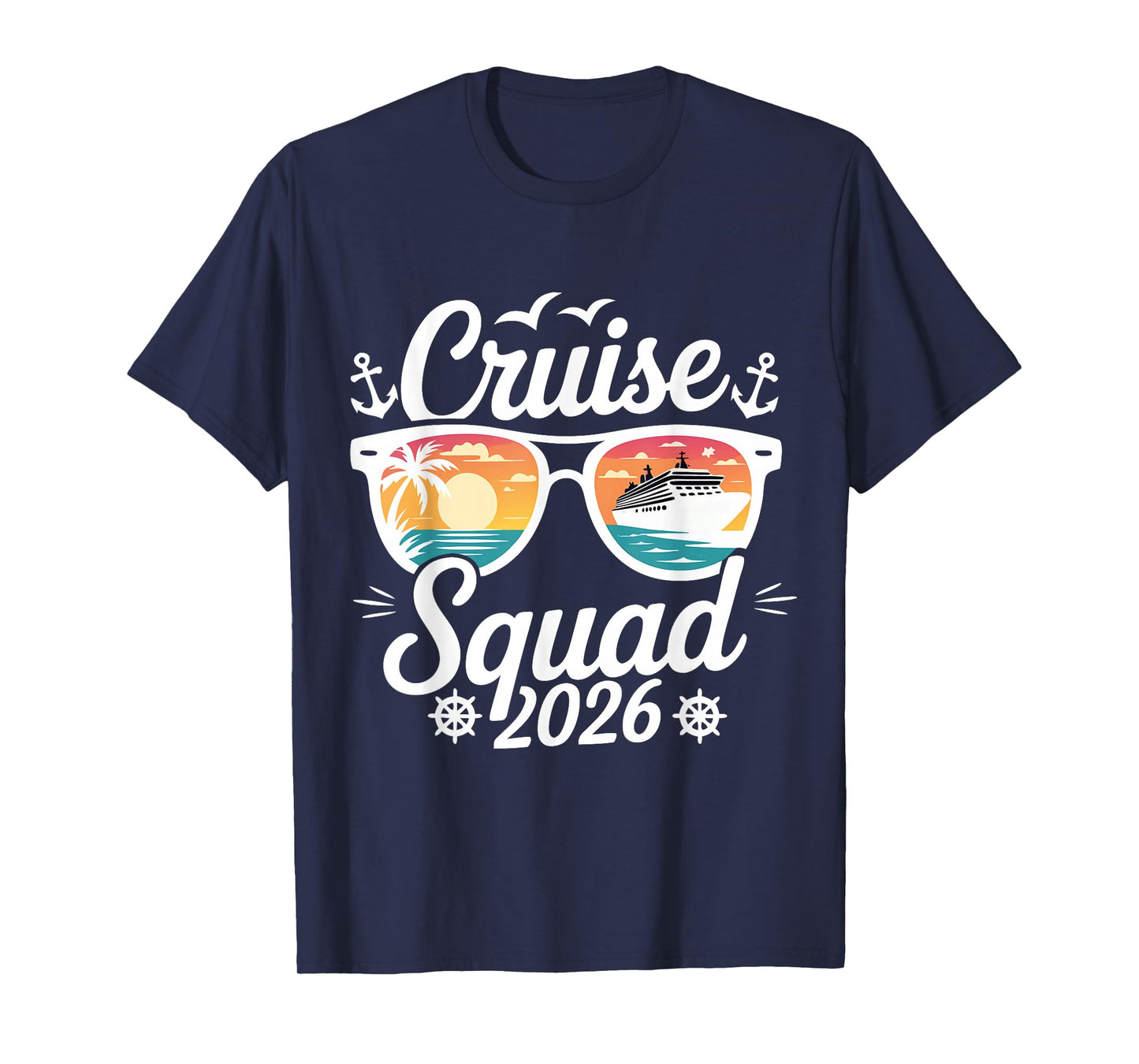 Funny Cruise Squad 2026 Summer Vacation Matching Family T-Shirt