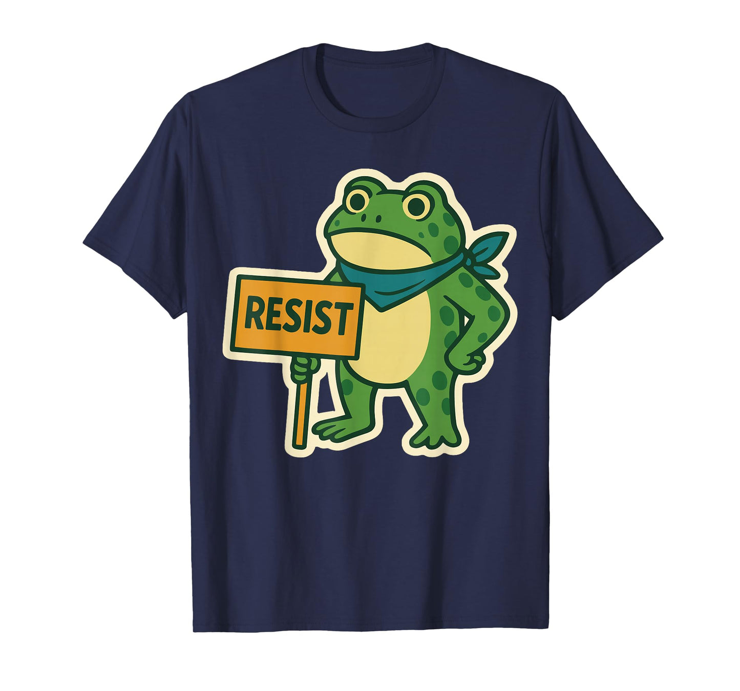 Portland Frog Protest Resist Funny Portland Frog ICE Protest T-Shirt