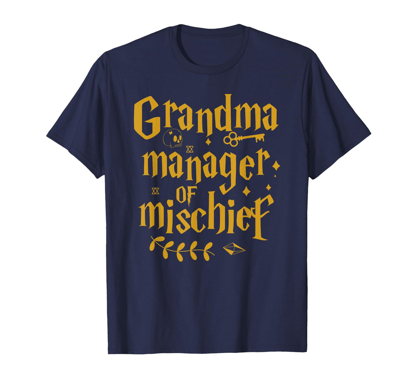 Grandma Manager of Mischief Nana Funny Humor Novelty Gifts T-Shirt