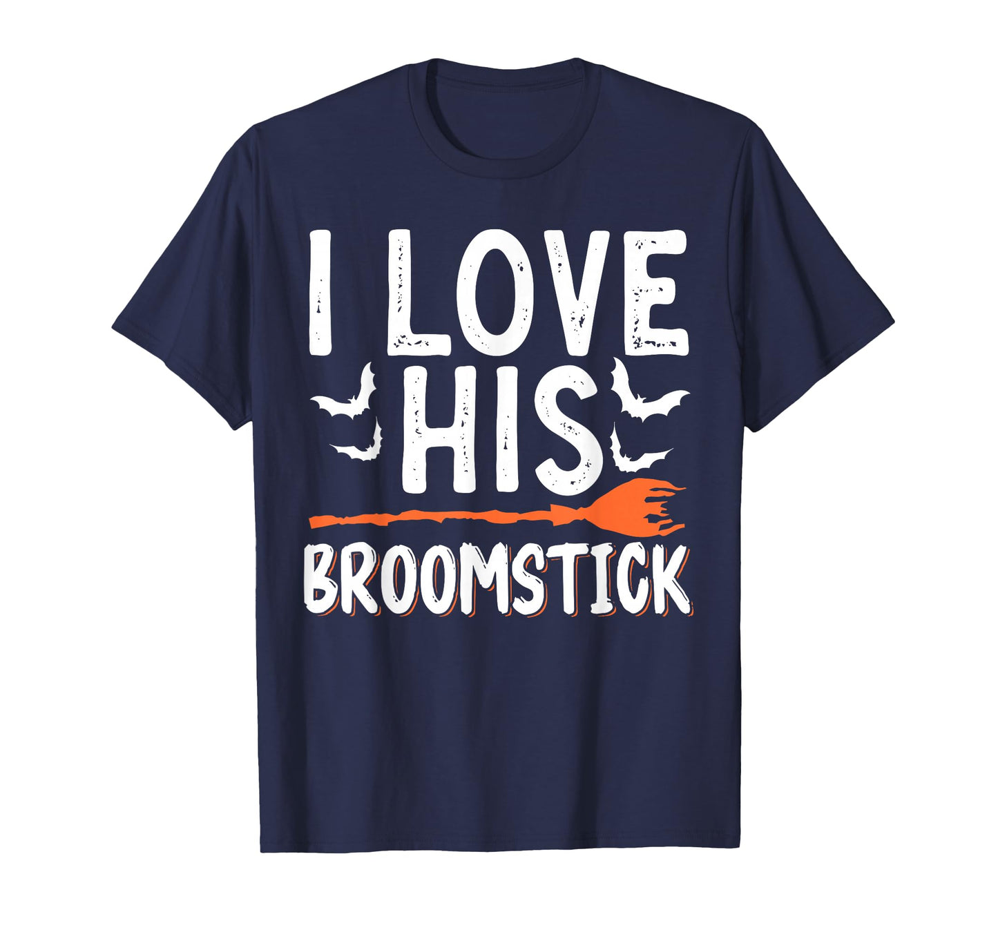 I Love His Broomstick I Love Her Pumpkins T-Shirt