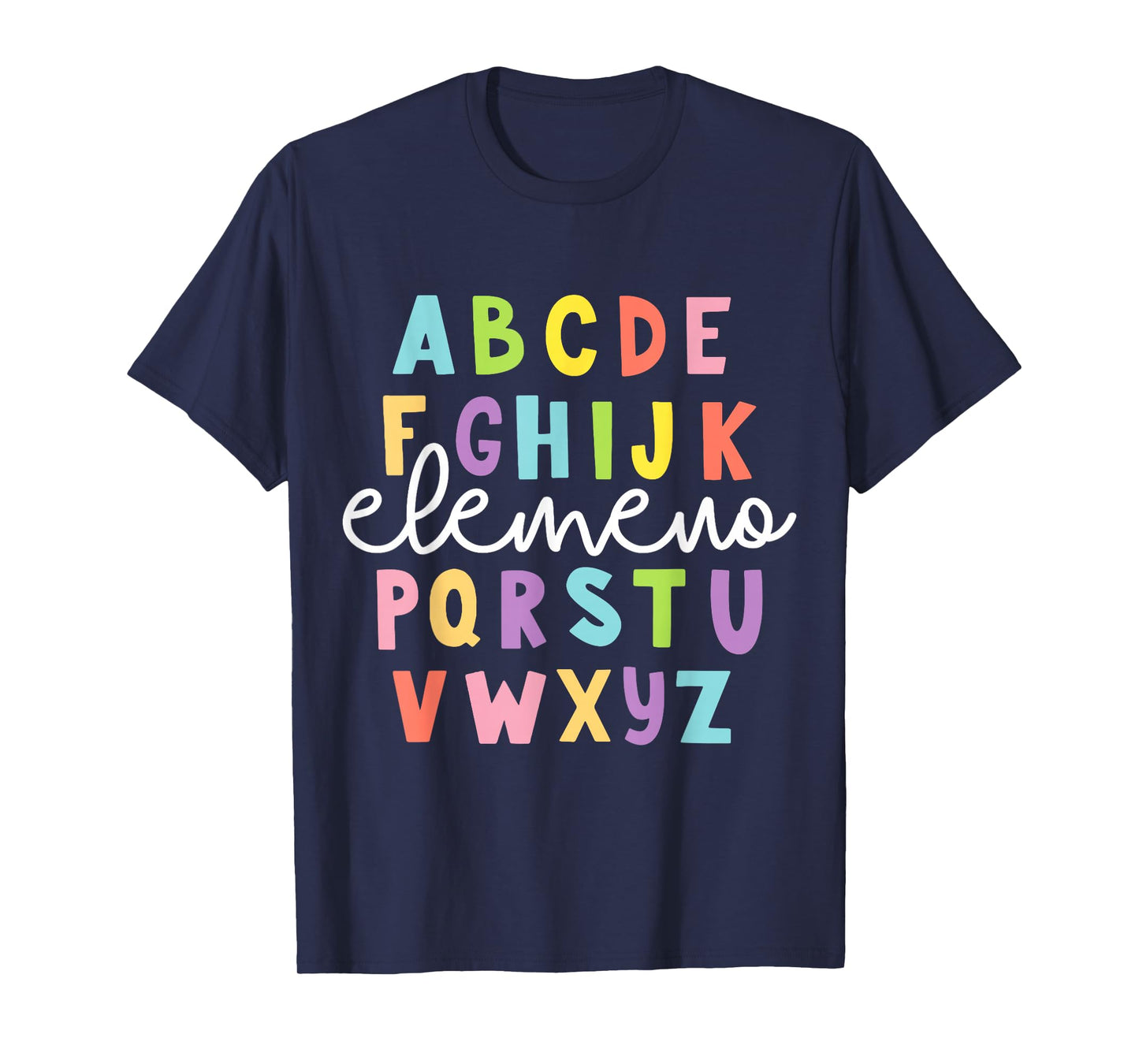 Alphabet ABC Elemeno Teacher Student Back To School Gift T-Shirt