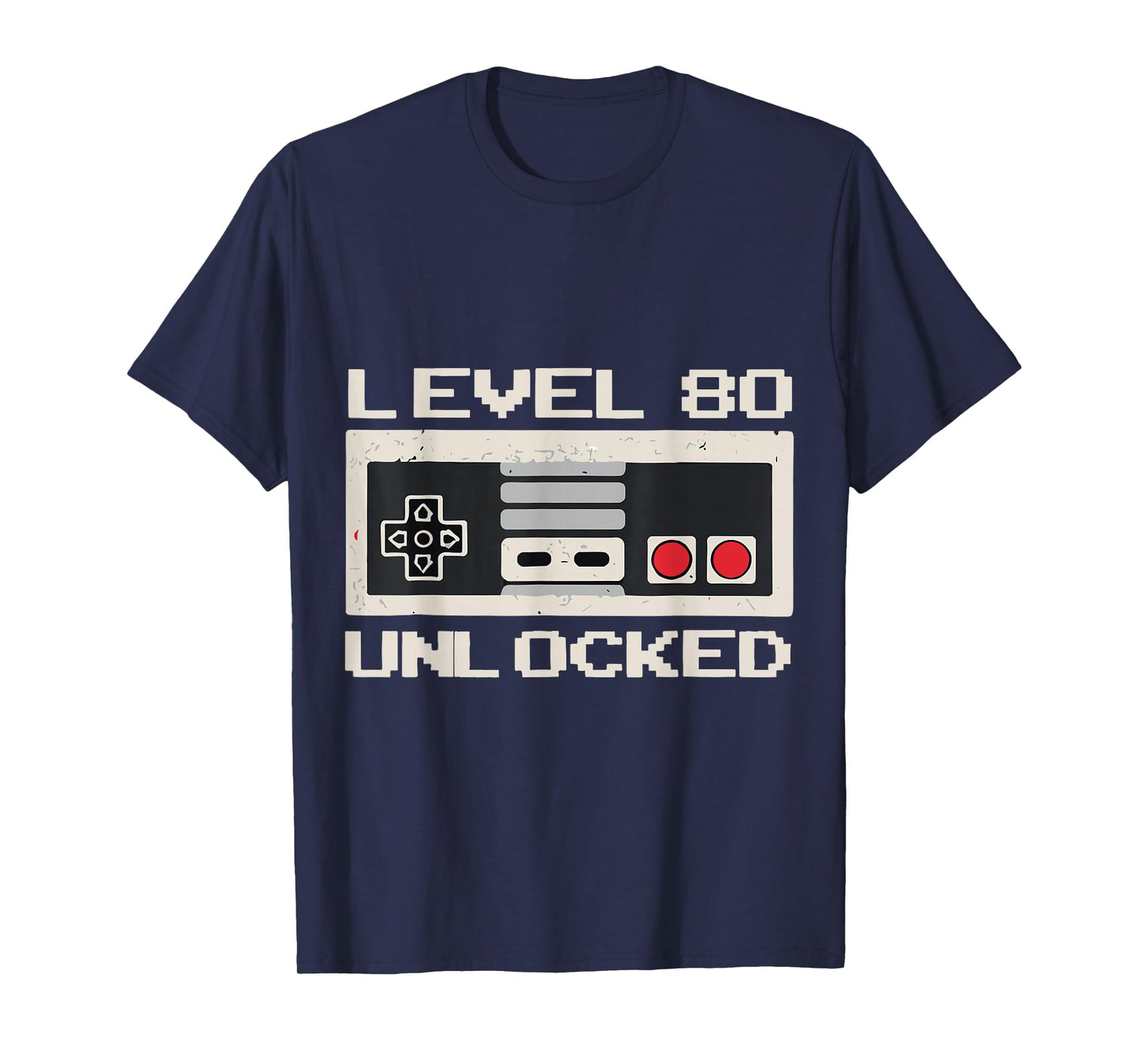 Unlock Level 80 Years Ago 80th Birthday Shirts for Women Men T-Shirt