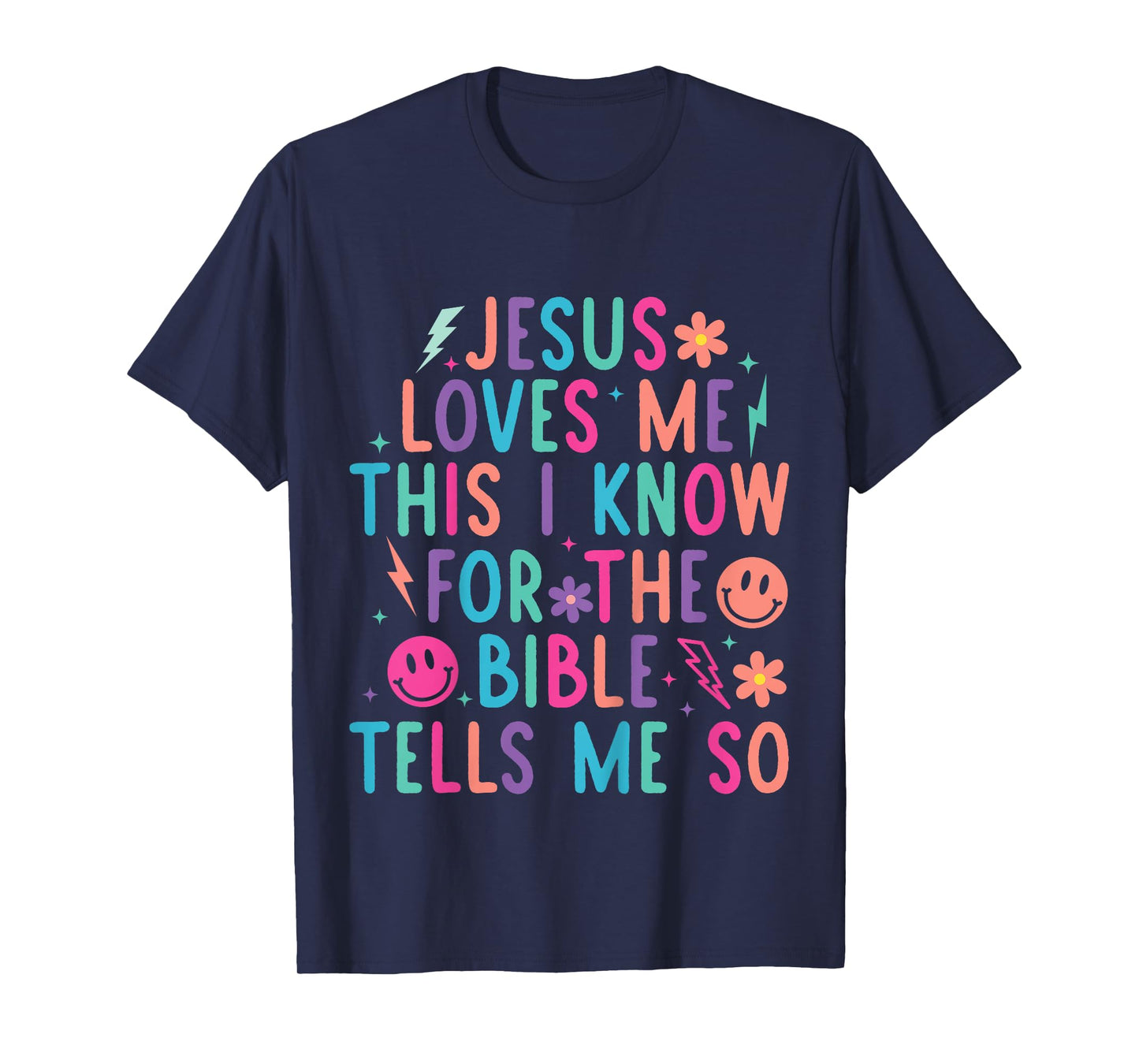 Jesus Loves Me This I Know Youth Fun Christian Girls T-Shirt
