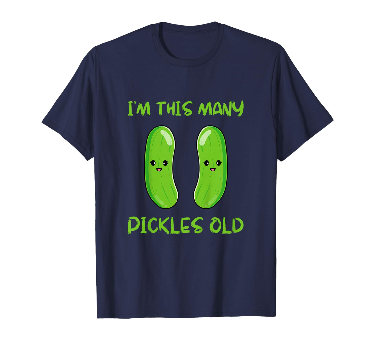 I'm This Many Pickles Old - 2nd Birthday 2 Years Old Bday T-Shirt