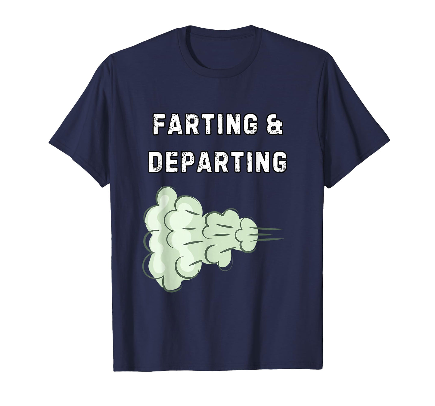 Farting And Departing Funny Hilarious Ugly Airport Swap Gag T-Shirt