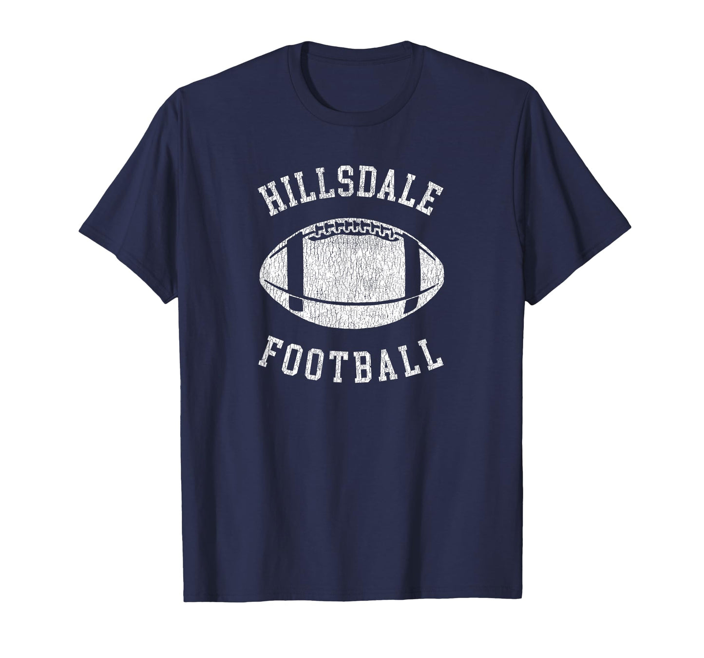 Hillsdale Football Distressed Vintage 80's Throwback Classic T-Shirt