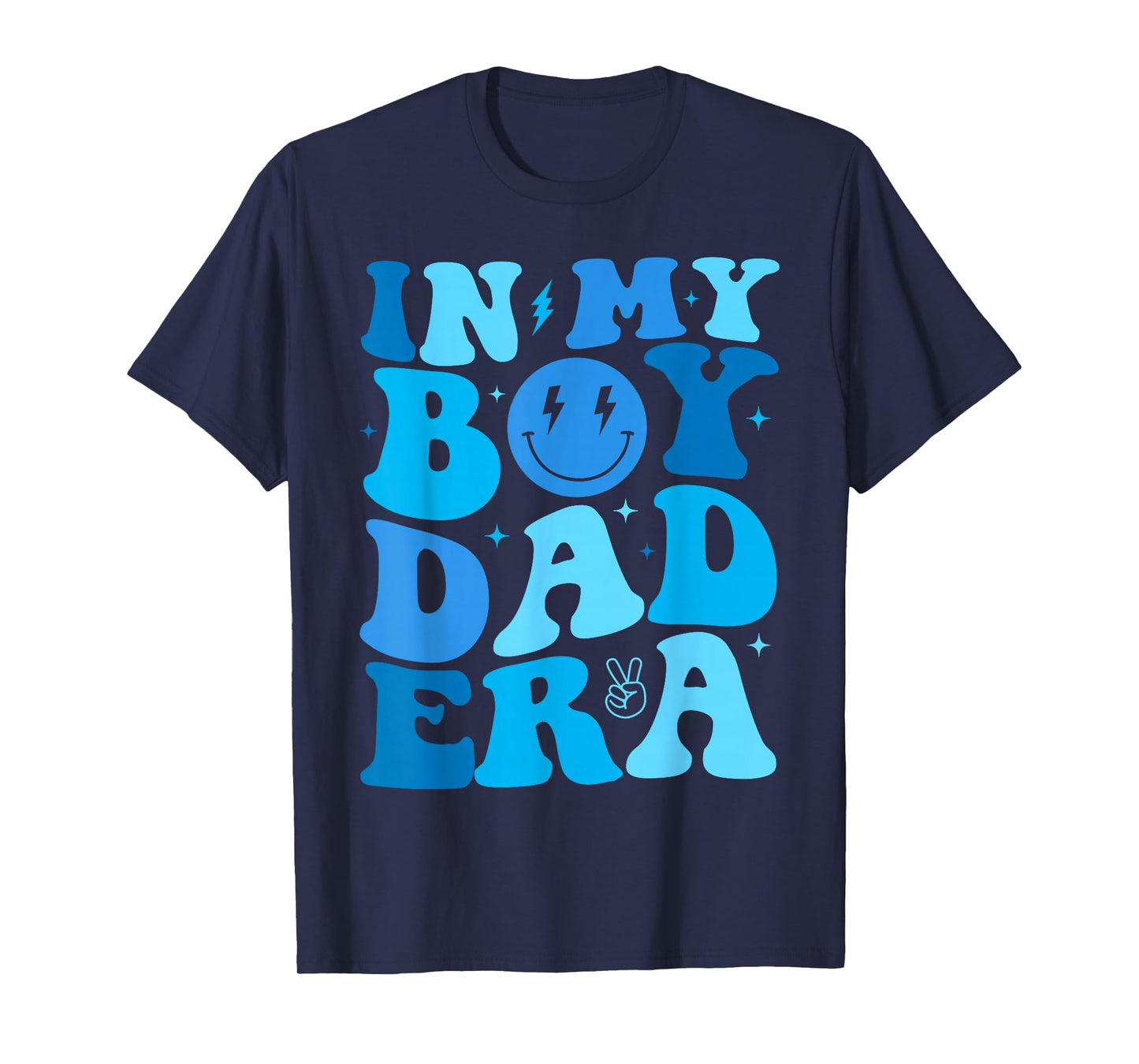 Groovy In My Boy Dad Era For Funny Fathers Day T-Shirt