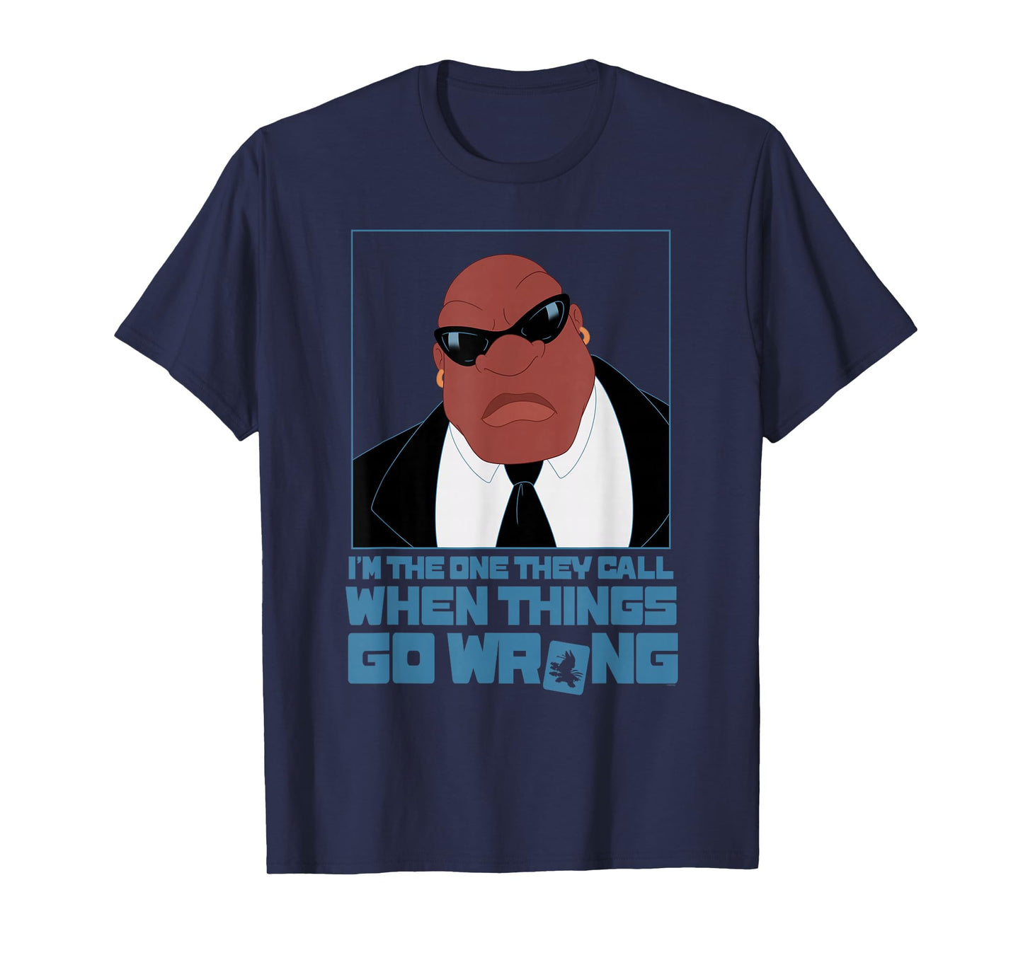 Disney Lilo & Stitch Cobra Bubbles Call When Things Go Wrong T-Shirt