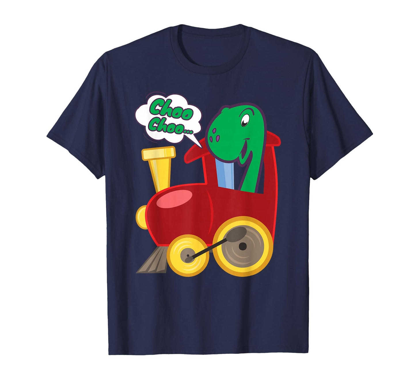 Funny Train with Dinosaur T-Shirt