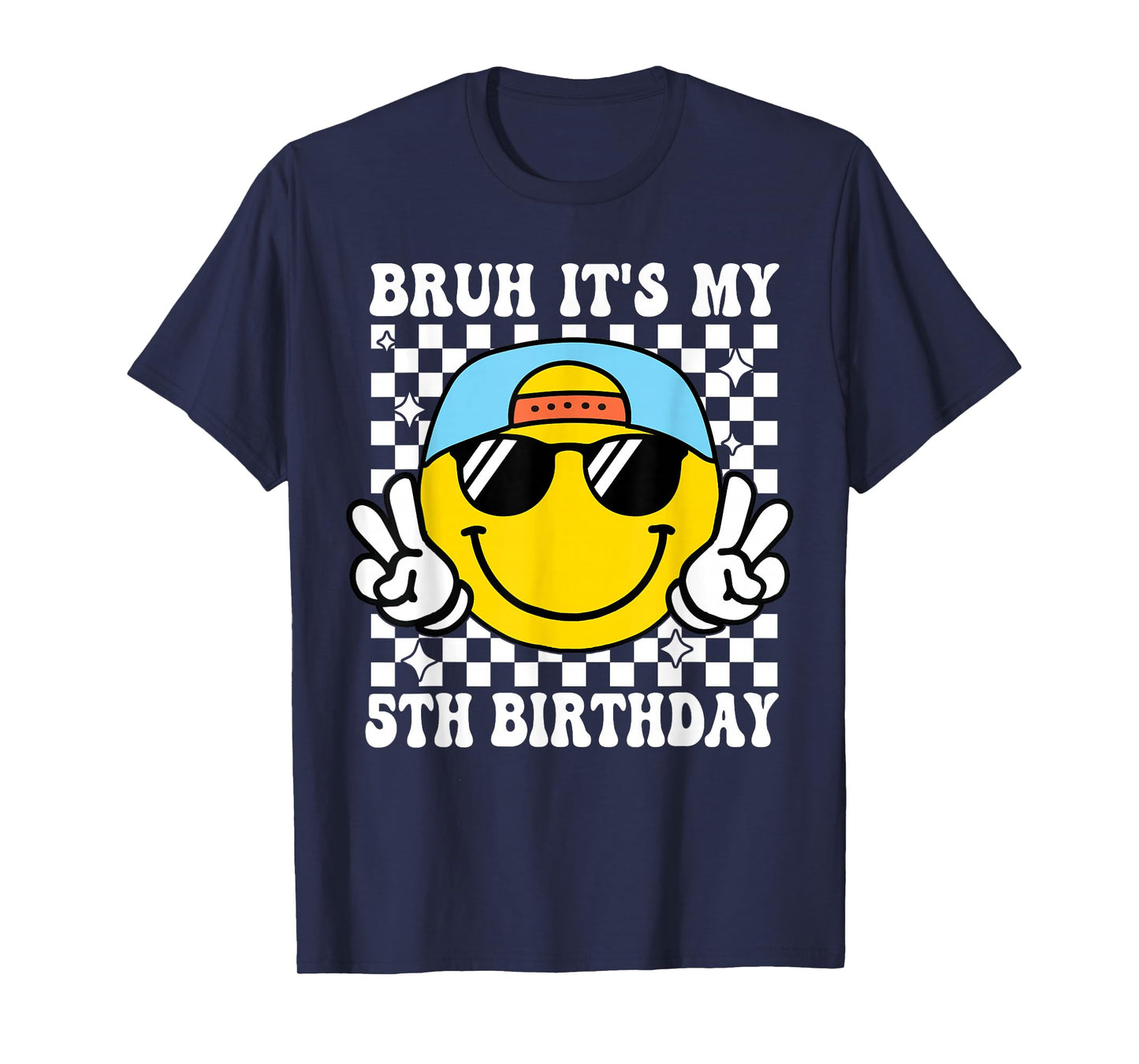 Bruh It's My 5th Birthday 5 Year Old Birthday Boys Girls T-Shirt