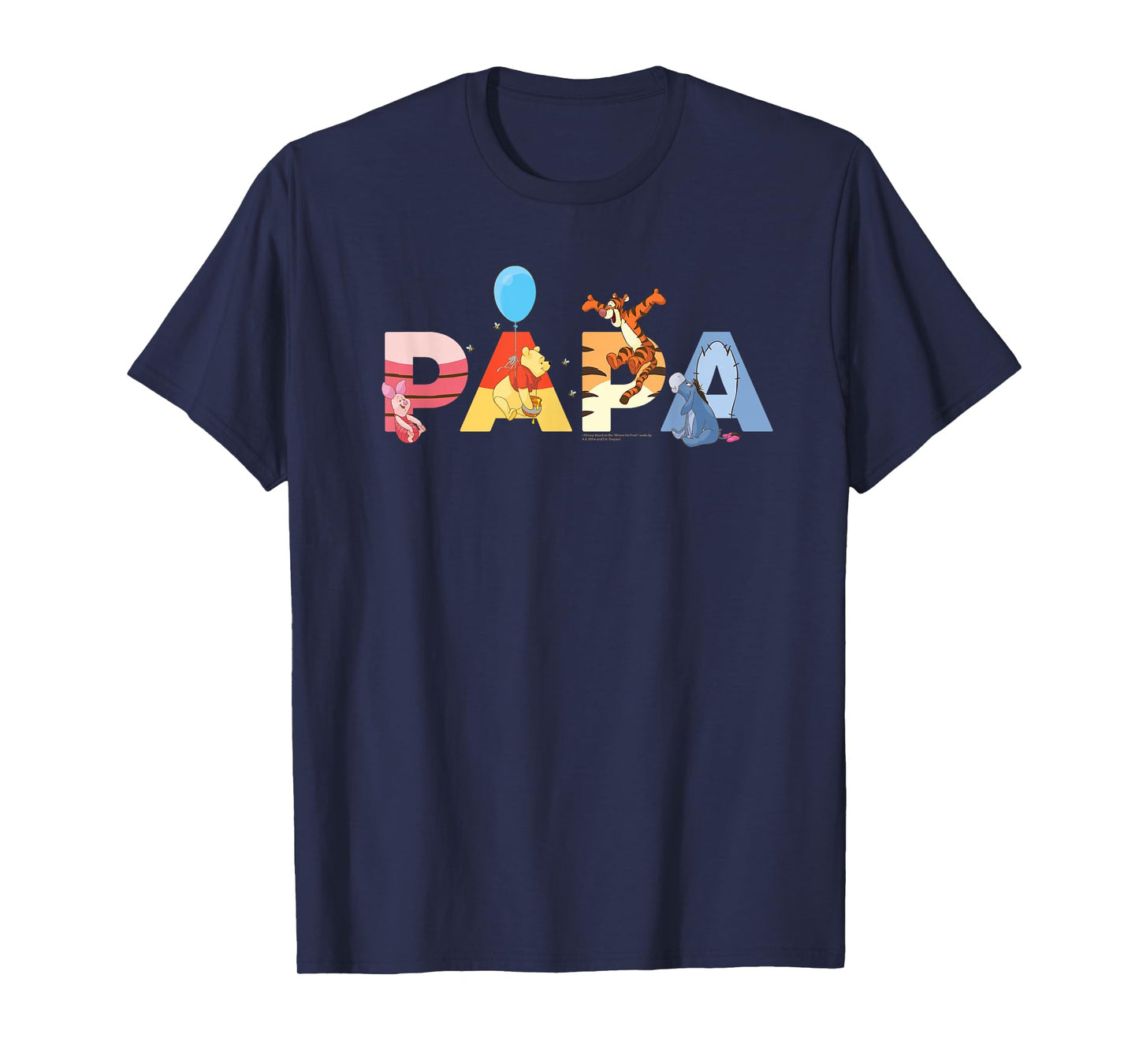 Disney Winnie the Pooh & Friends Papa Father's Day Birthday T-Shirt