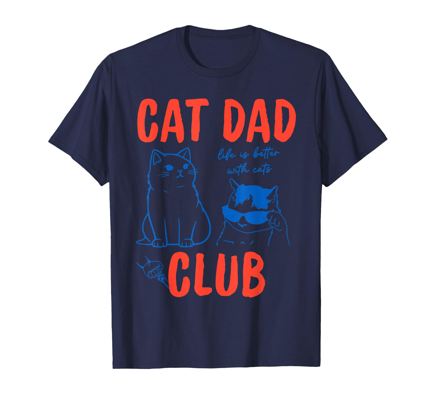 Father's Day Cat Dad T-Shirt
