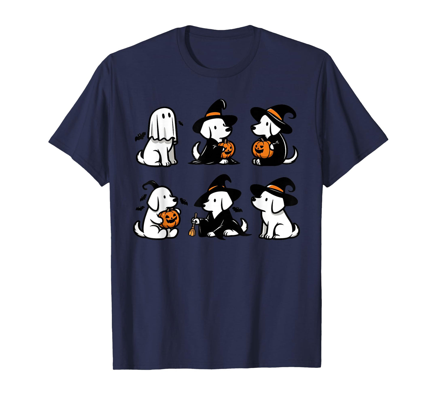 Funny Ghost Dog Funny Halloween Spooky Funny Boo Dog Lover T-Shirt