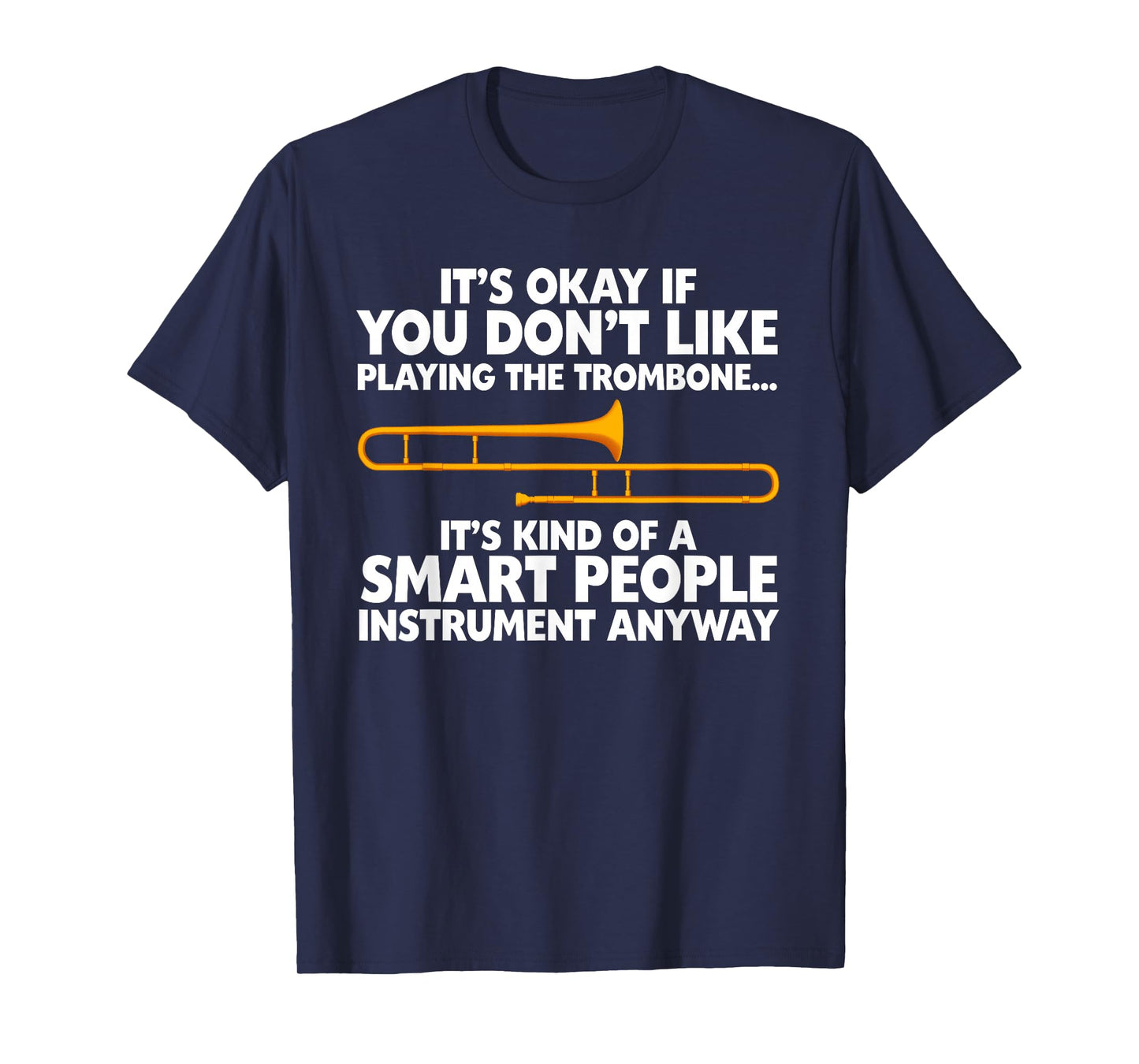 Funny Trombone Art for Men Women Instrument Trombone Player T-Shirt