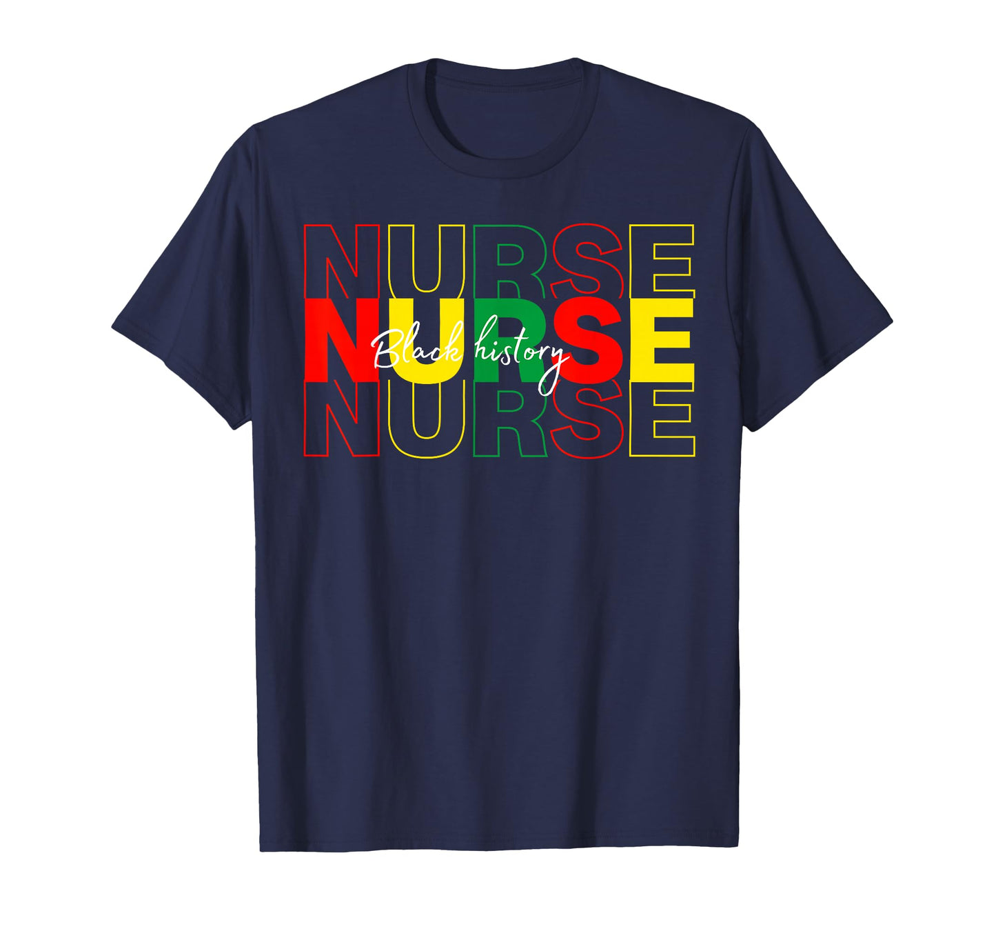 Nurse Black History Black Nurse African Juneteenth T-Shirt