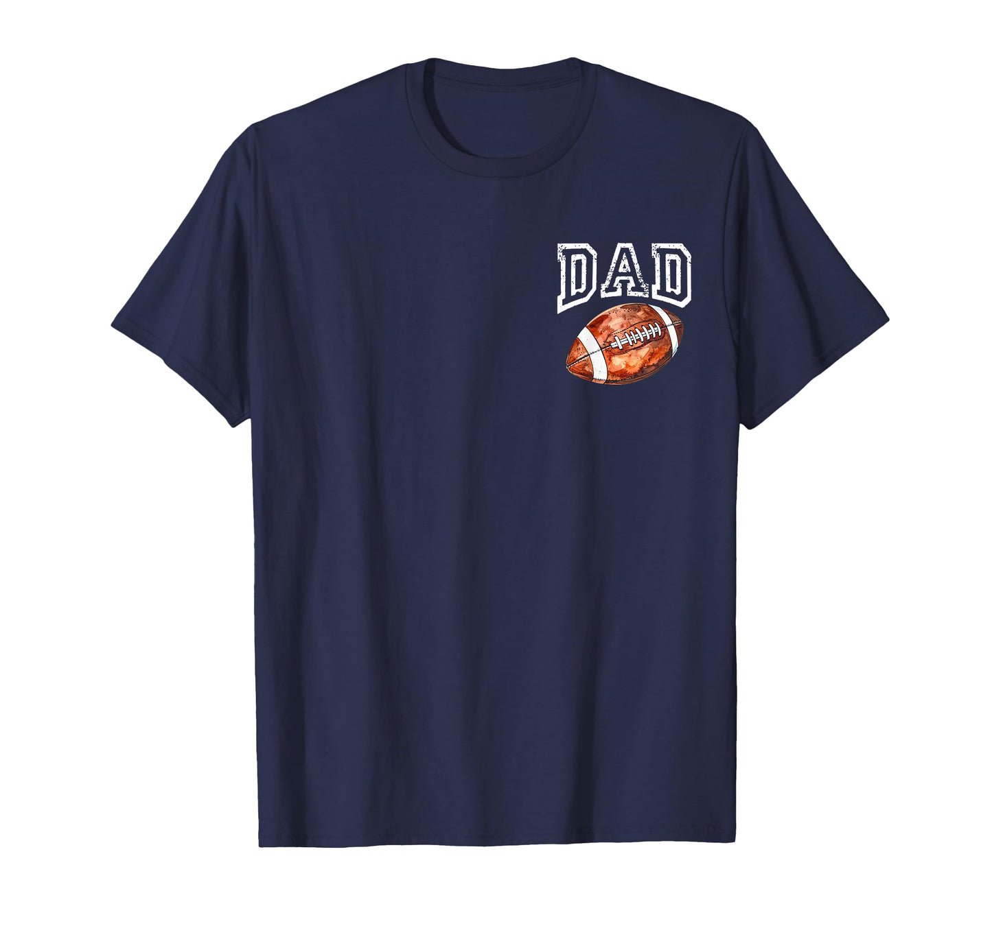 Dad of The 1 Year Old Football 1st Year Down Birthday Party T-Shirt
