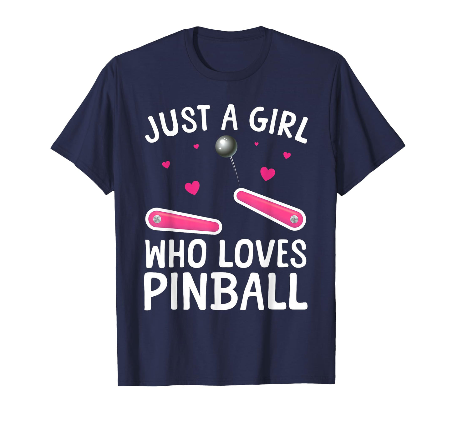 Pinball Art for Girls Women Pinball Machine Pinball Lover T-Shirt
