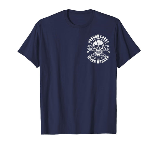 (2-Side) No One Owes You Shit Work Harder Funny Motivational T-Shirt