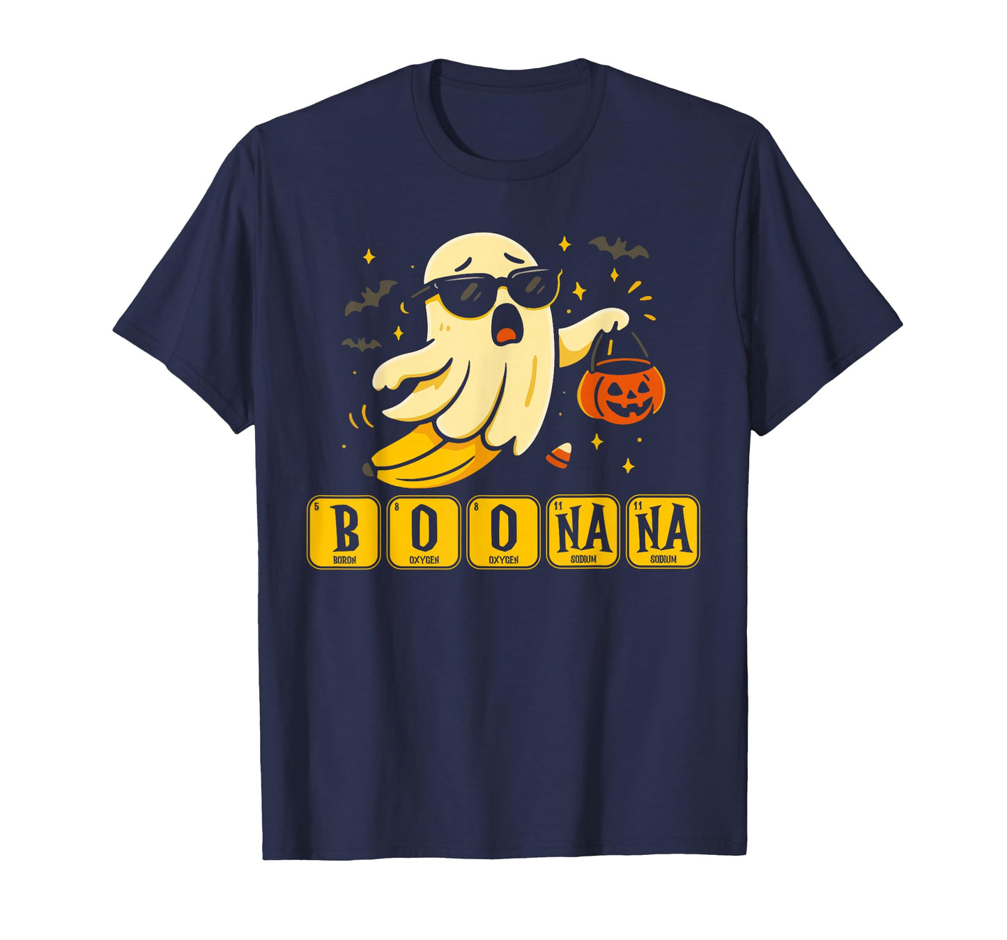 Chemistry Boonana Banana Ghost Cute Halloween Funny Teacher T-Shirt