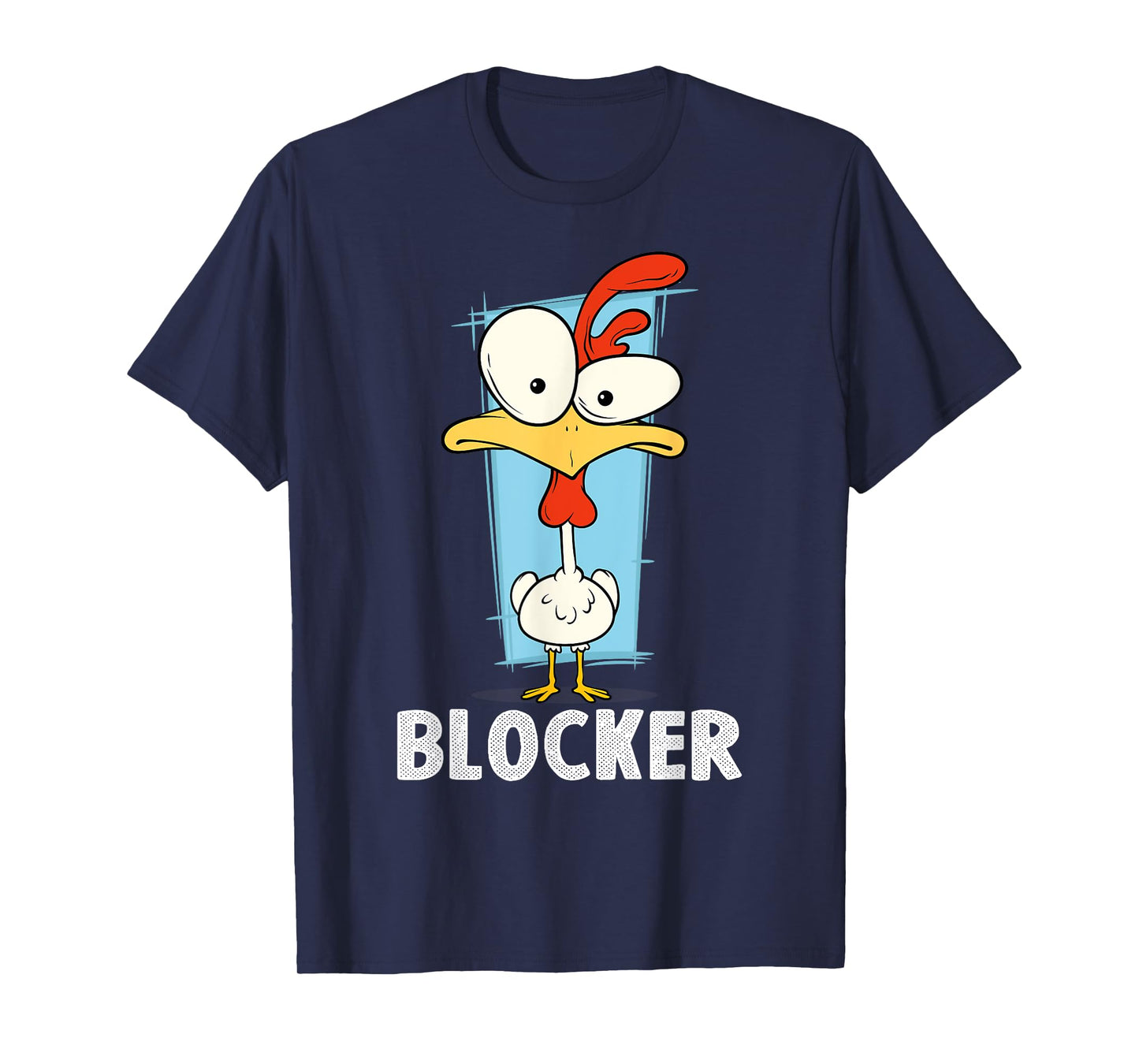 Cock Blocker Men's Funny Novelty Rooster Cock Chicken Women T-Shirt