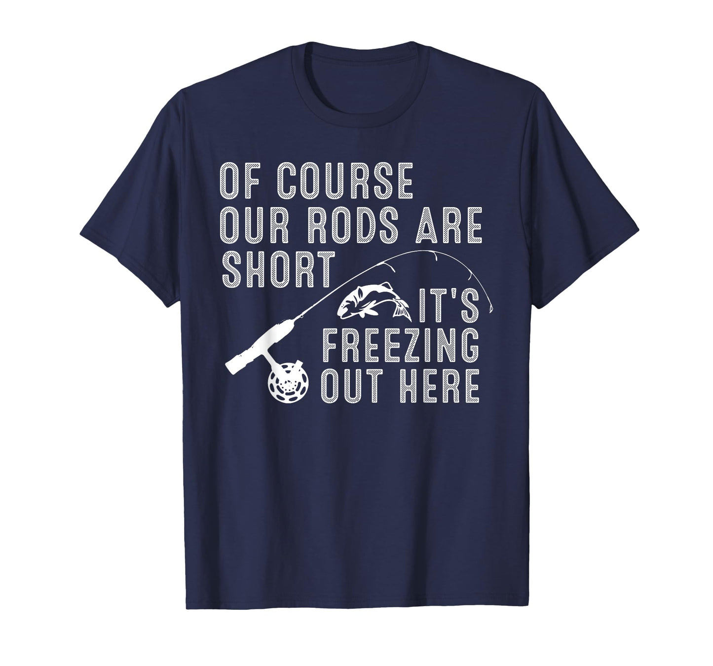 Funny Ice Fishing Art For Men Dad Father Ice Fishing Lover T-Shirt