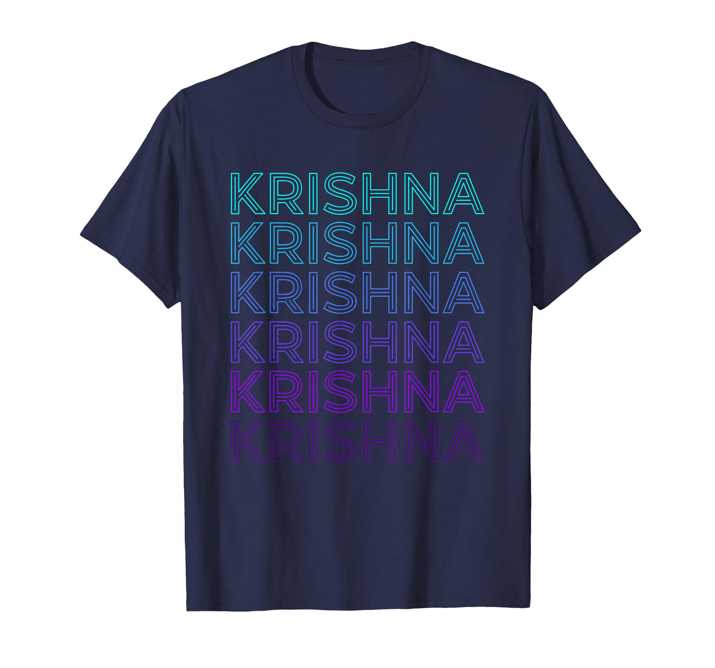 Krishna Hindu God Mythology Hinduism Retro T-Shirt