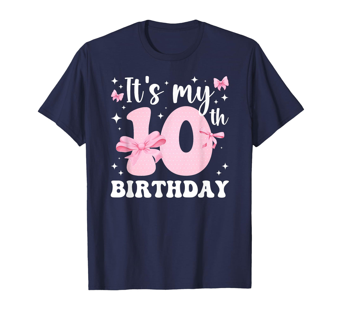 10th Coquette Themed Birthday 10 Year Old Girl Coquette Bow T-Shirt