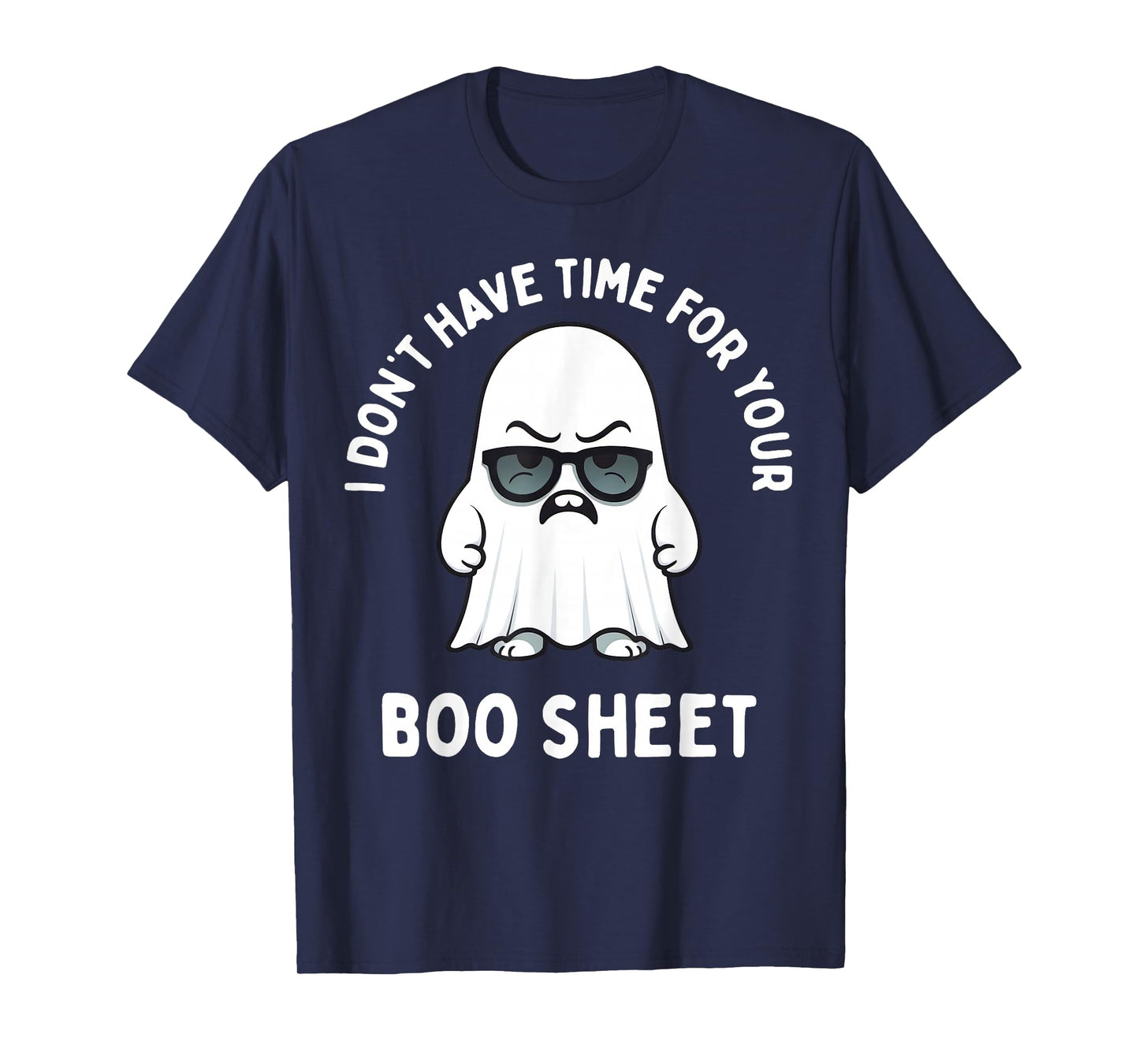 Boo Sheet Ghost Funny Halloween Costume Men Women T-Shirt