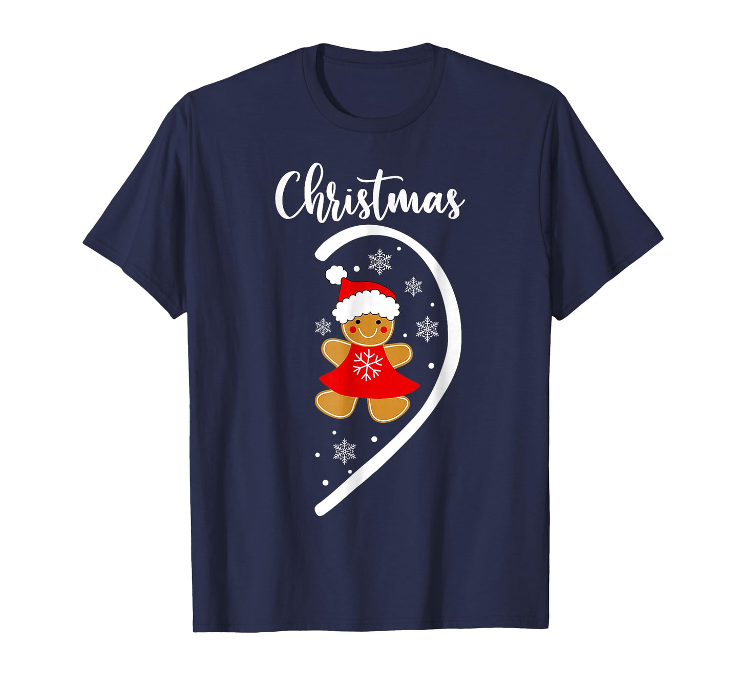 Merry Christmas Gingerbread Couple Christmas Pajama Matching T-Shirt