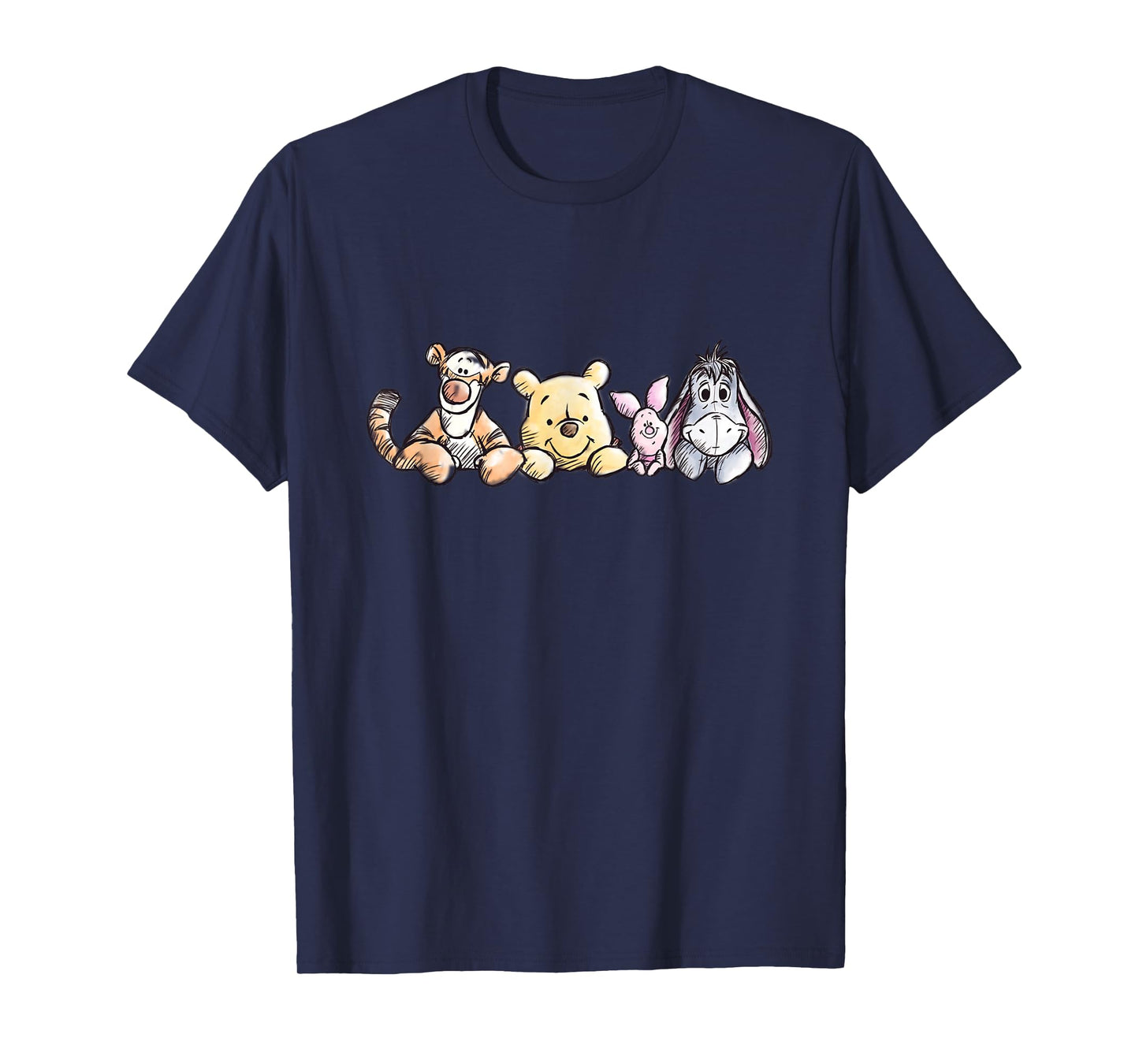 Disney Winnie The Pooh Sketch Style T-Shirt